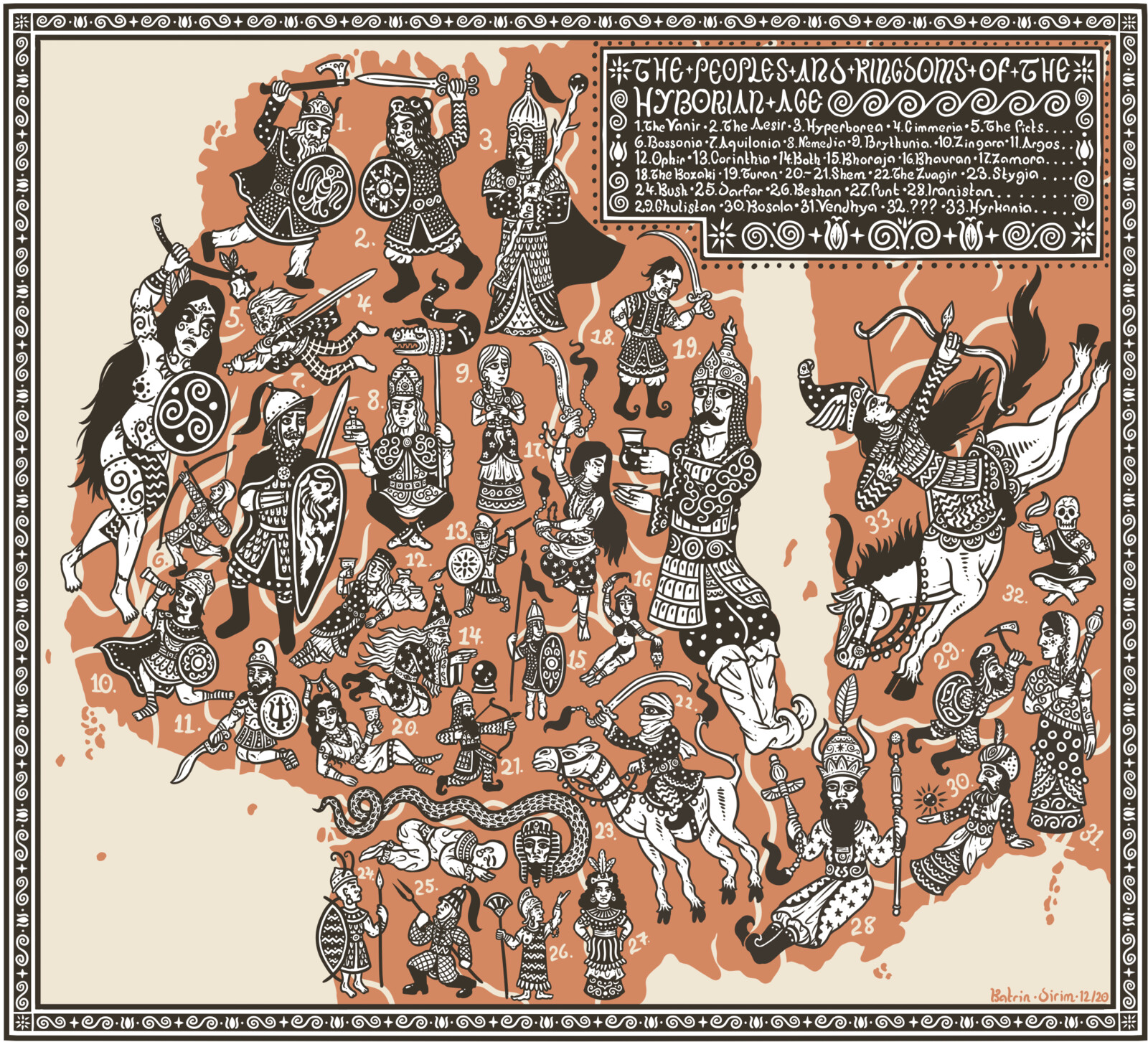 map of the hyborian age map of the hyborian age