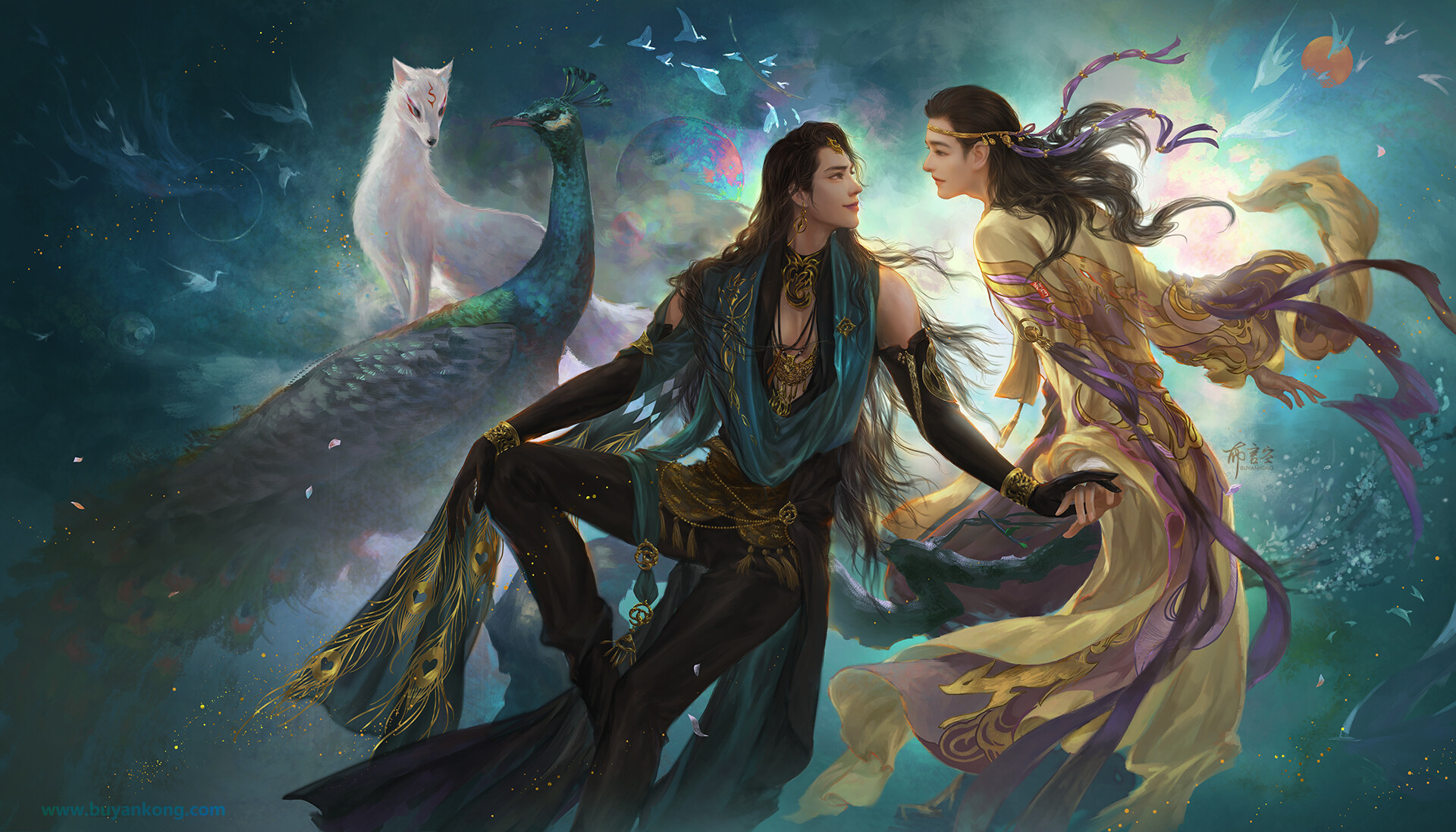 Artstation 蓝箬隐虹 Yankong Bu