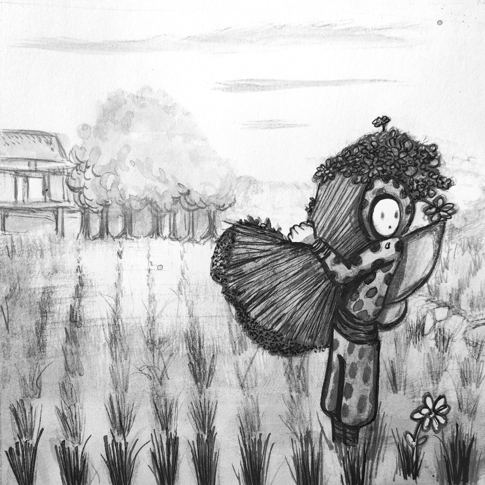 Magical Fairy Polka-Dot Onesie Guy helps Mrs. Daisy collect up her children during a certain point of the year. Sometimes they are a little feisty, but always kind and playful.