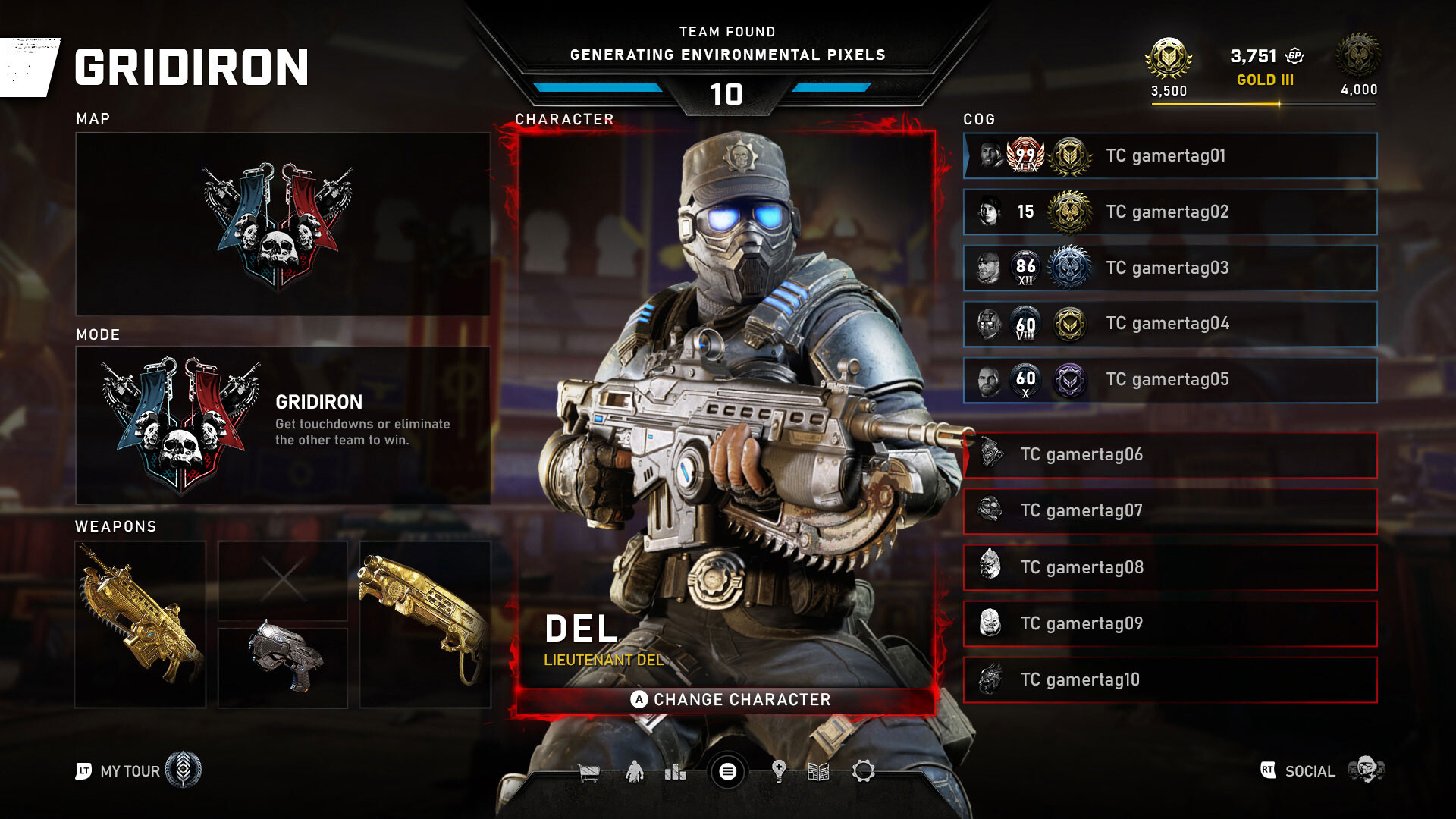 Artstation Gears 5 Rank Redo Screen Designs Mike Tam