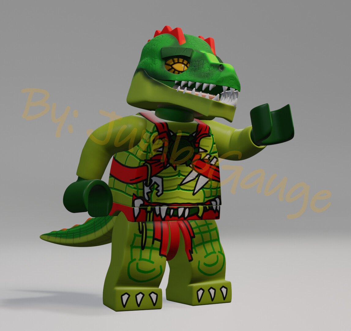 Pilar para jugar Los invitados ArtStation - Cragger the Crocodile (LEGO Chima)