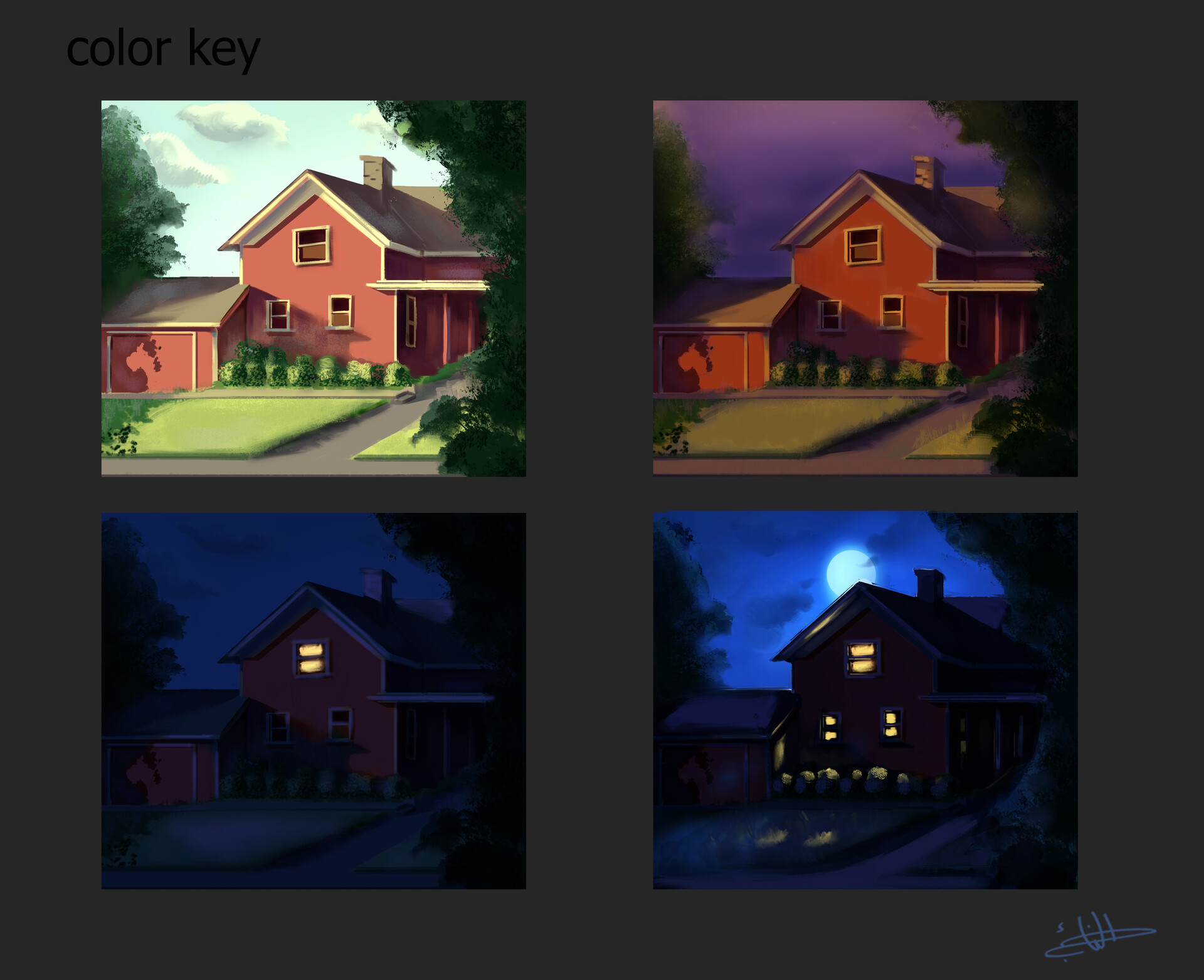 ArtStation - color keys