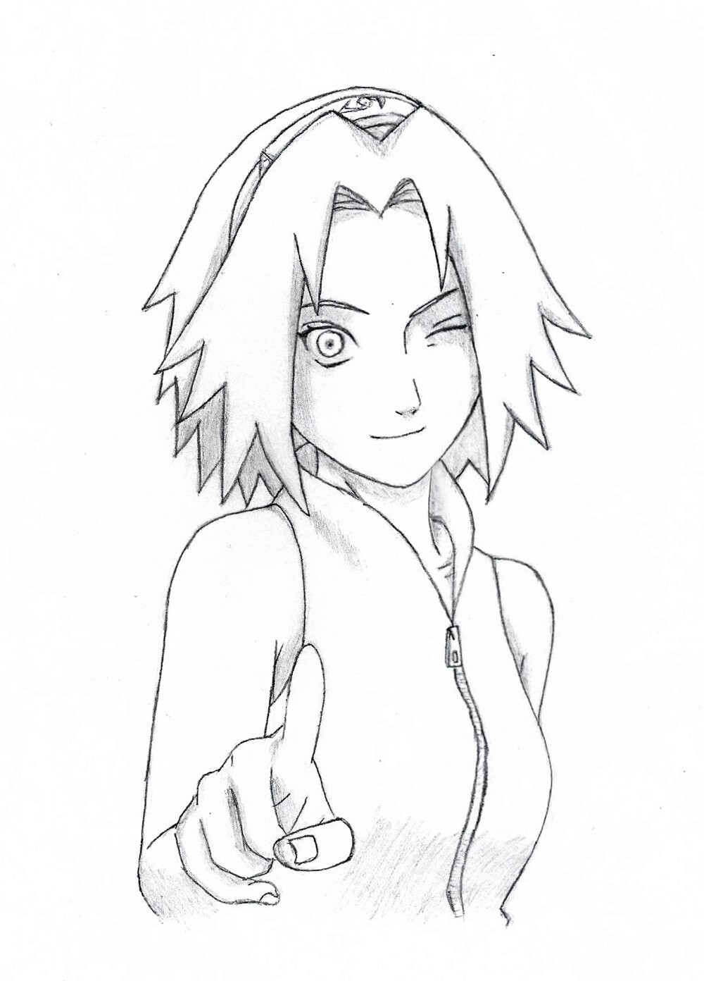 how to draw sakura  Naruto drawings Sakura haruno Anime character drawing