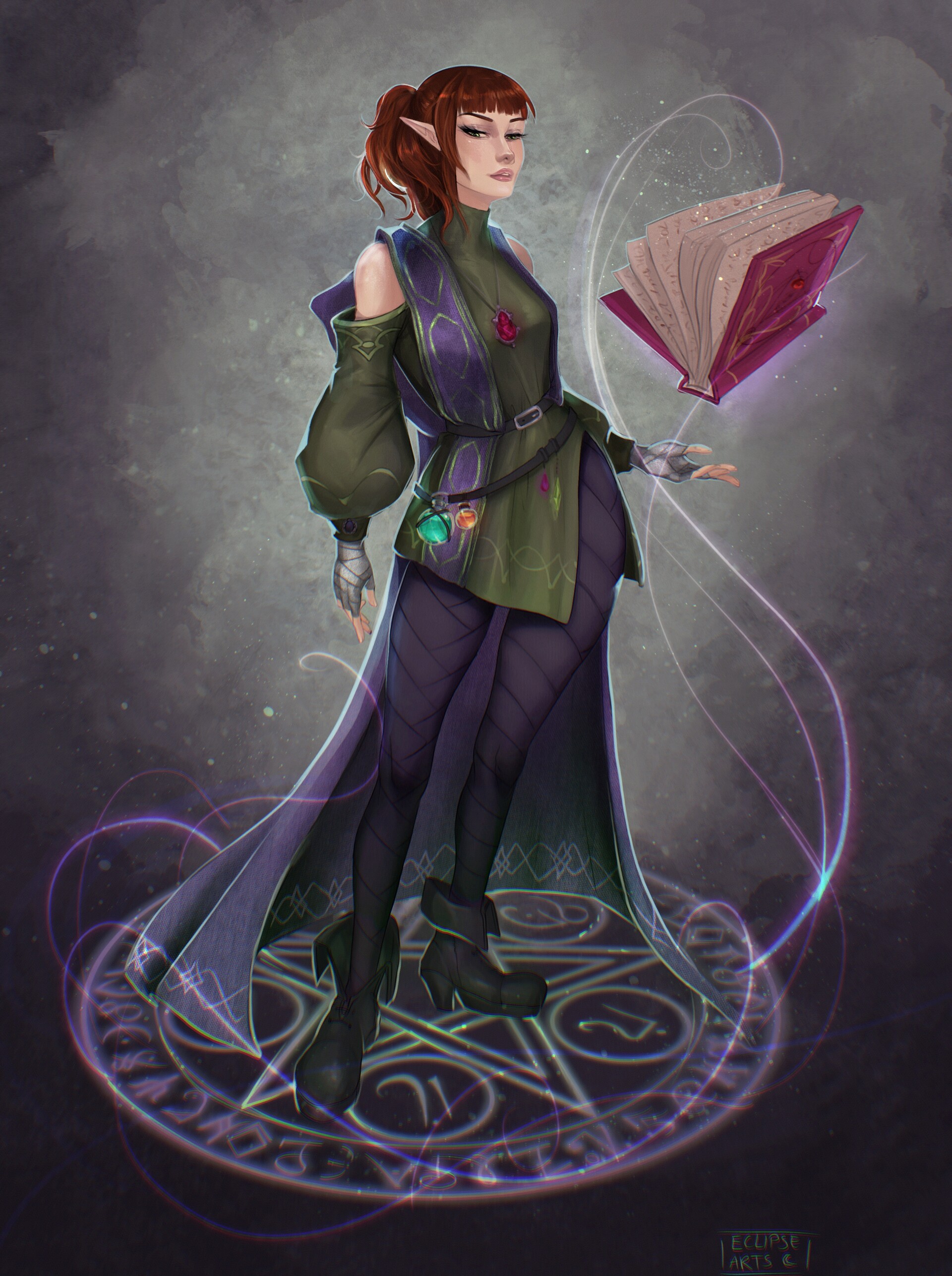 ArtStation - DnD witch character