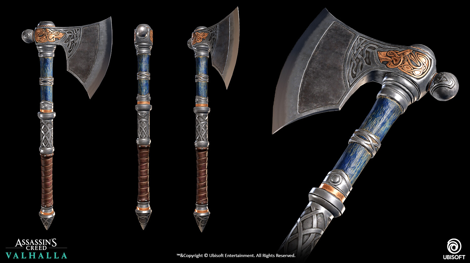 Arnyll Dale Gacusan Assassin's Creed Valhalla Weapon Axe