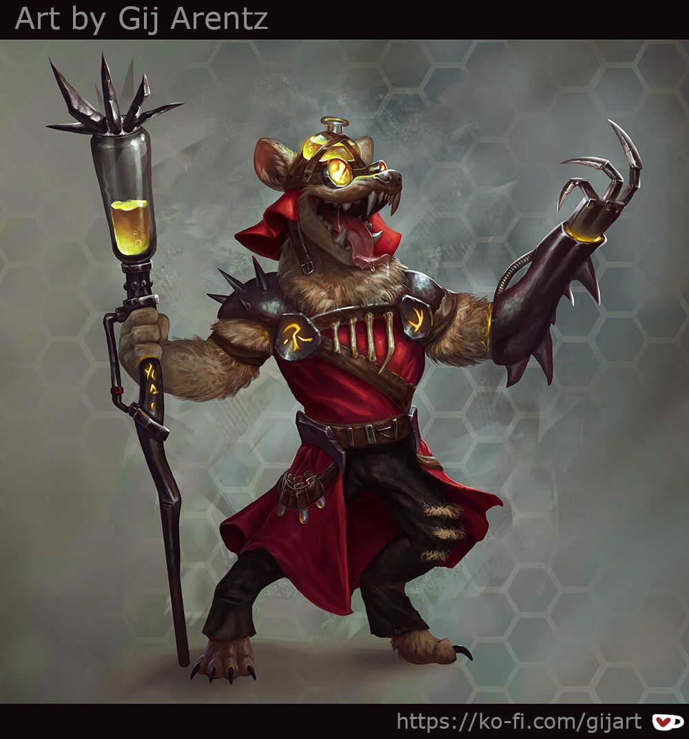 Gnoll artificer 