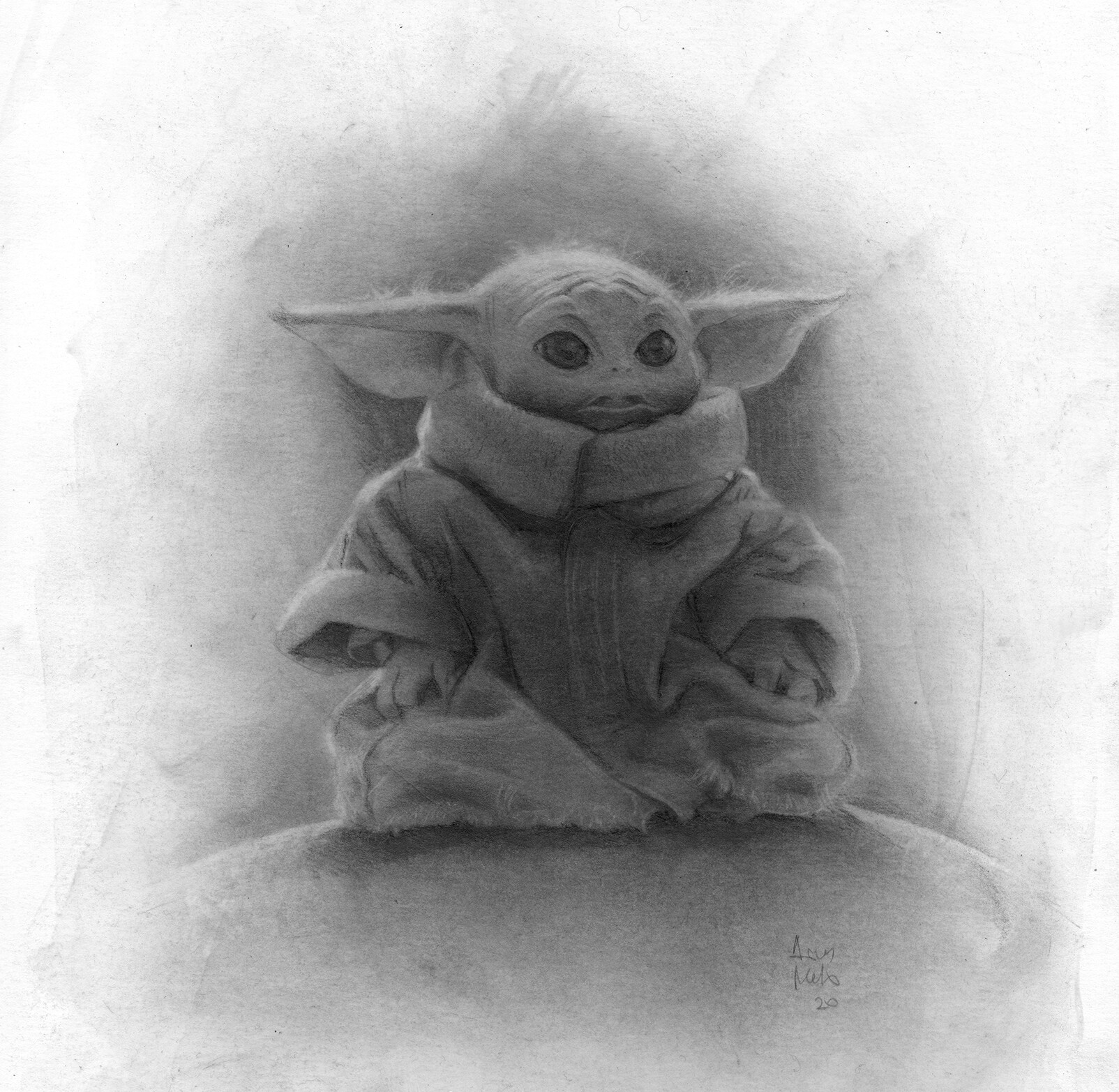 Artstation Baby Yoda Grogu Art By Aires Melo Aires Melo