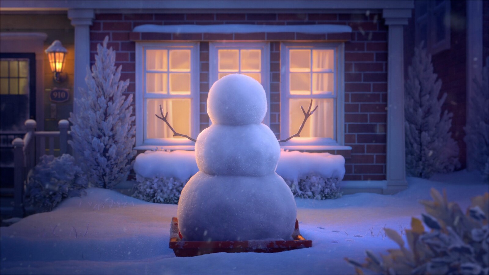 Set and Snowbuddy Shading, Textures and Shot Lighting 03