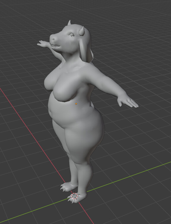 A recreation of Toriel_The_Gaurdian 3d model
