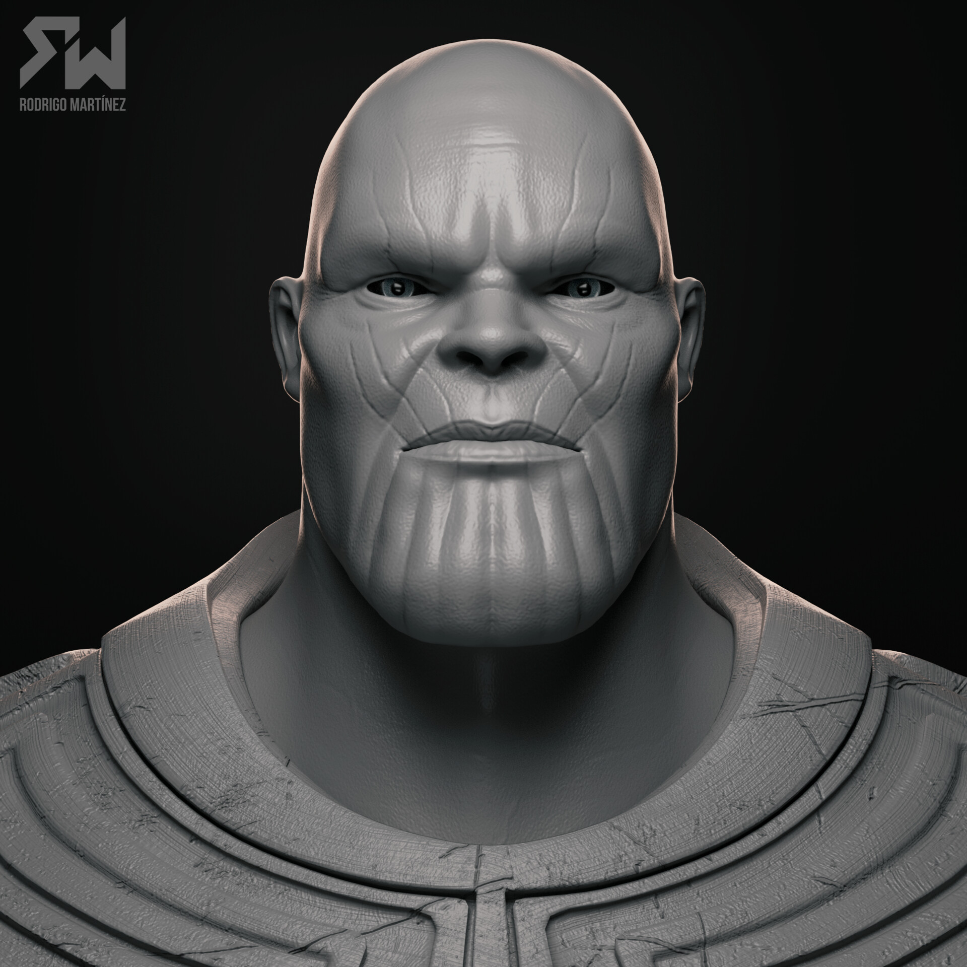 Thanos референс Zbrush