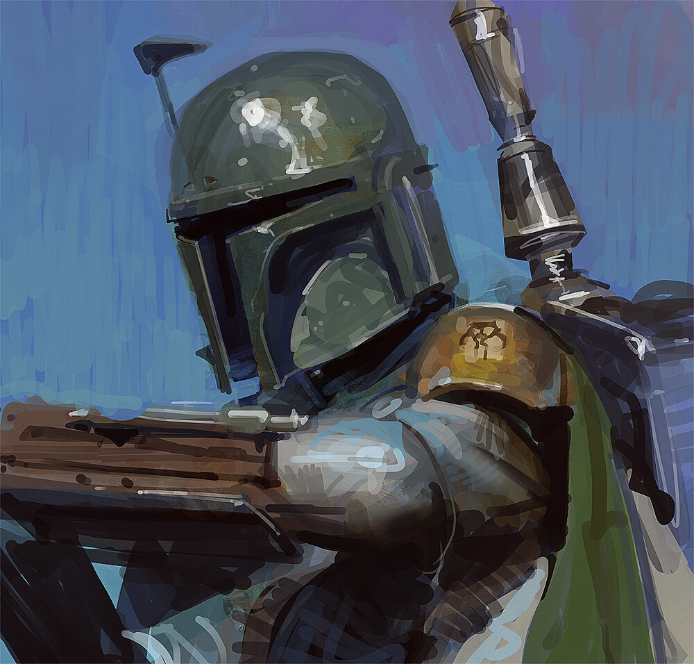 Round brush head painting practice challenge（71-88）
