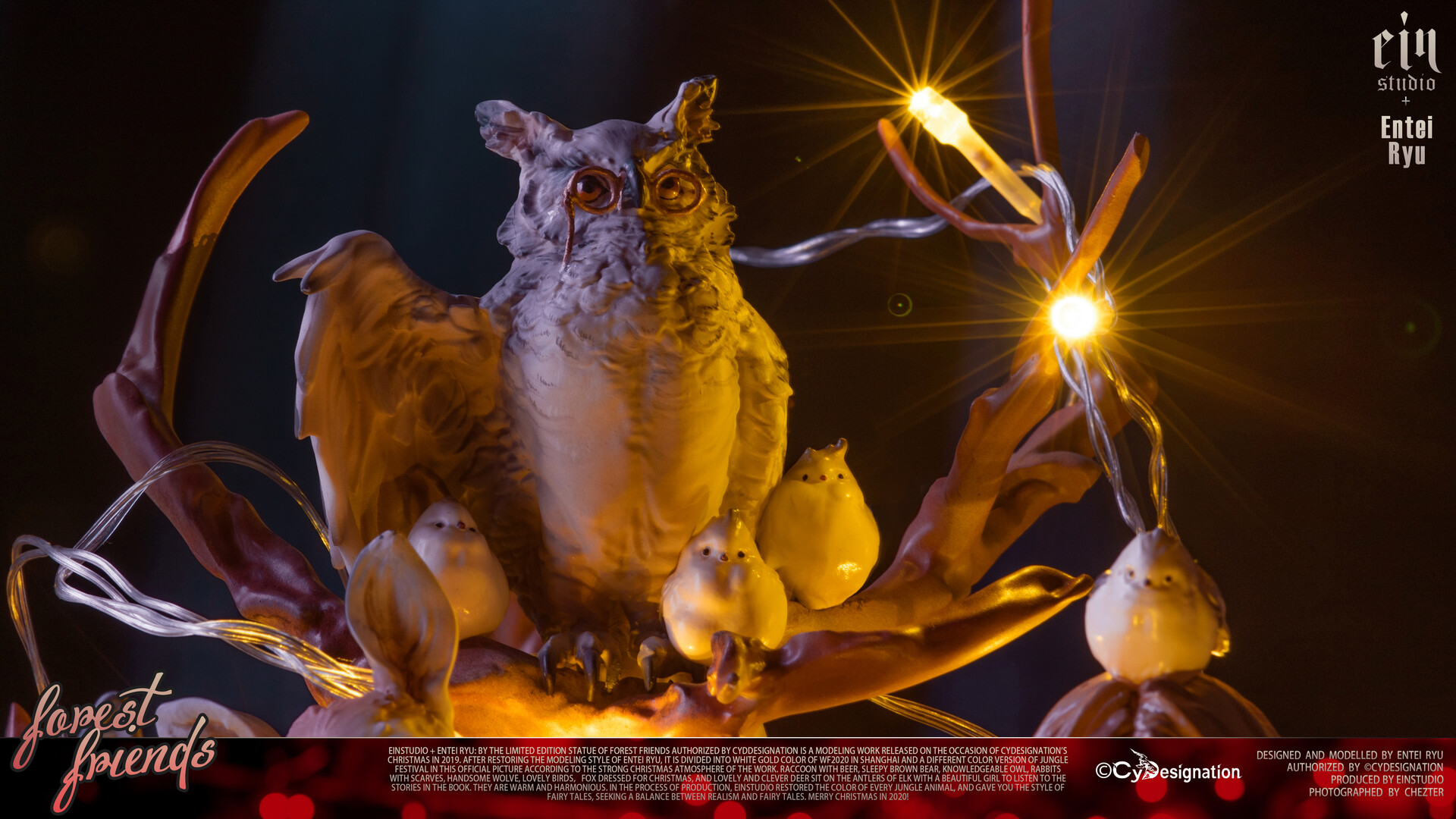 Entei Ryu - Forest Friends statue