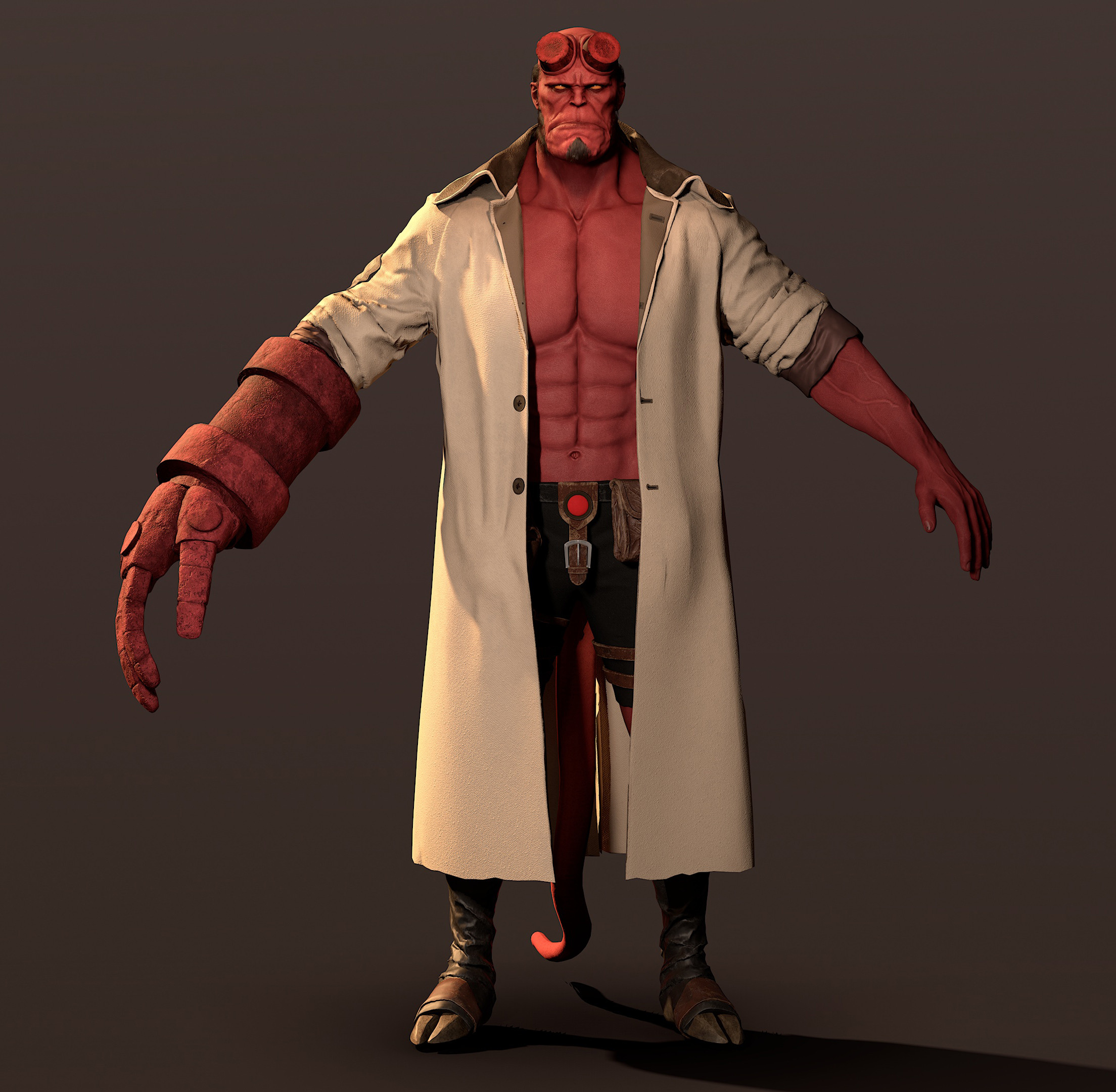 Artstation Hellboy Fan Art