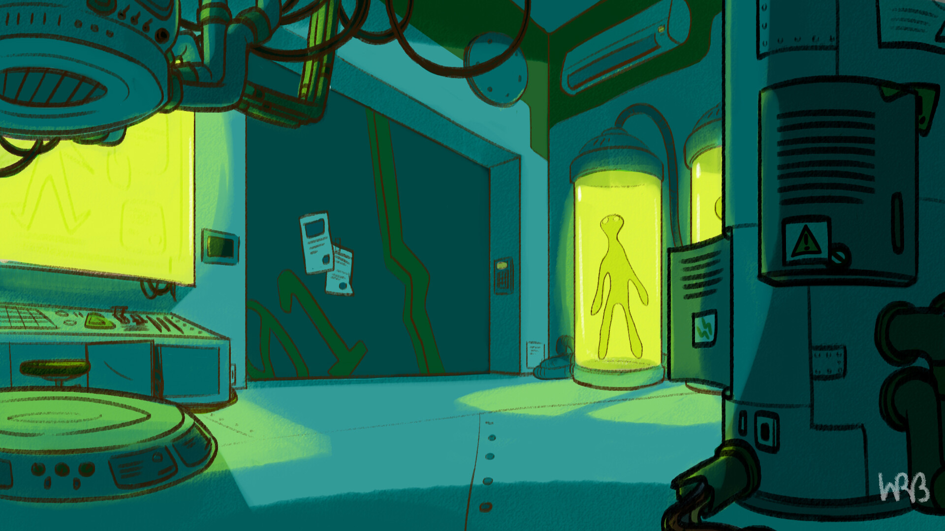 Secret lab hotsell background