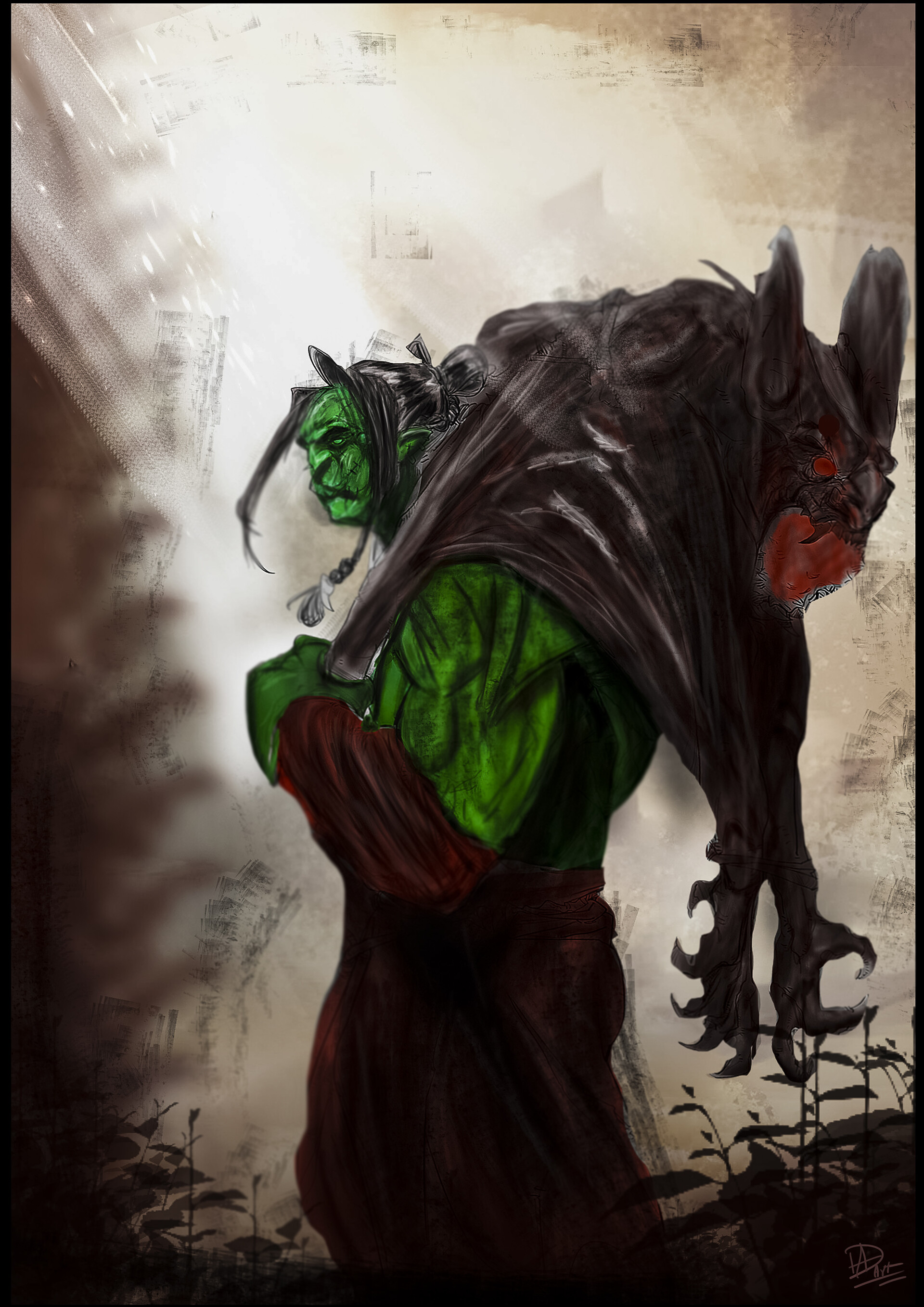 ArtStation - ORC Paint Study