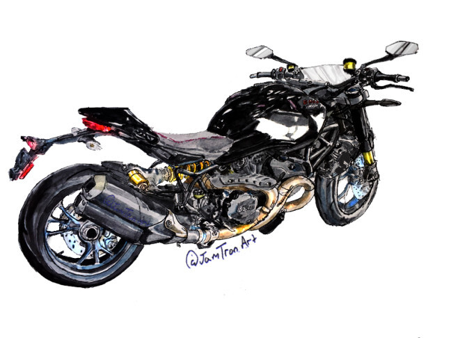 Ducati monster on sale tron