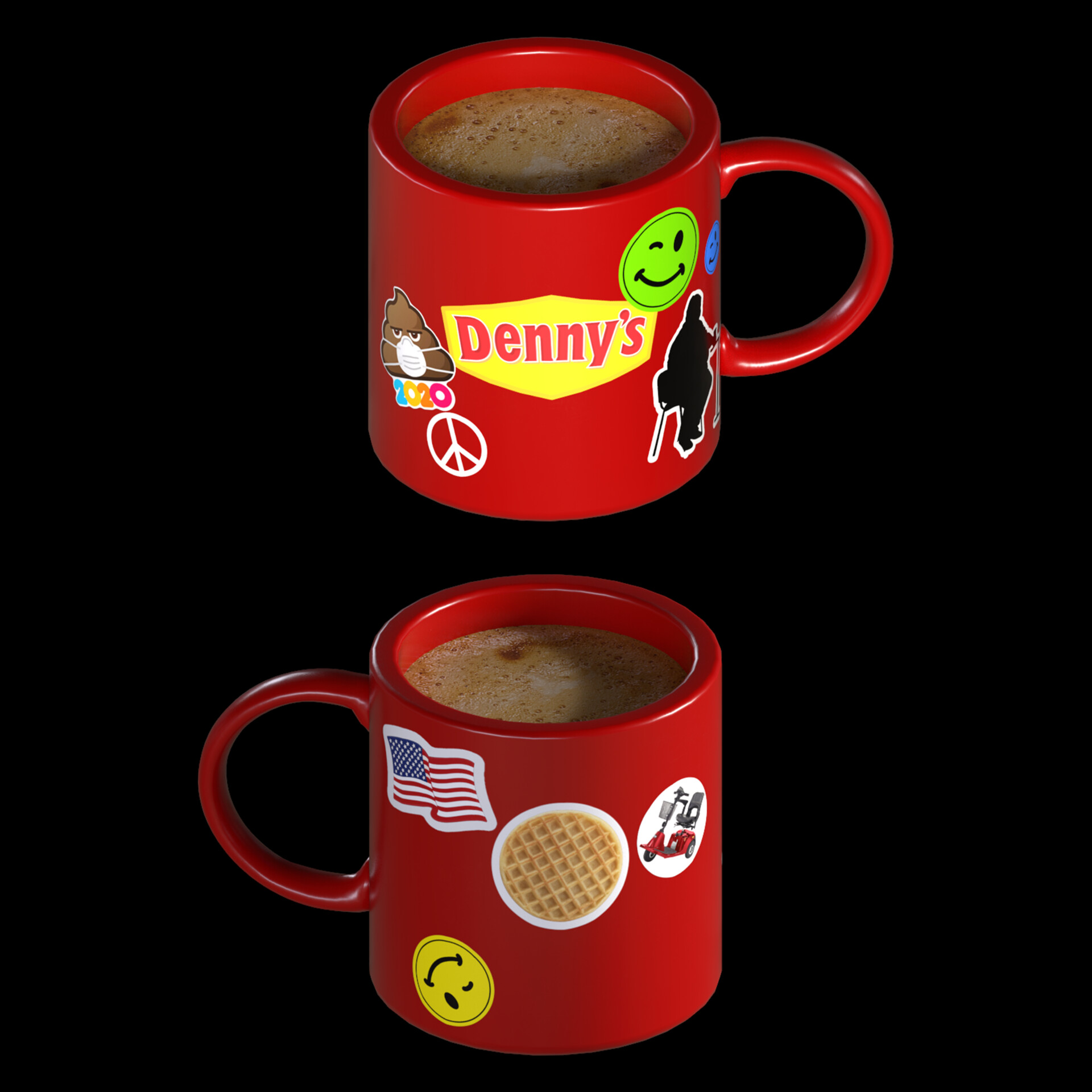 ArtStation Denny's Coffee Cup