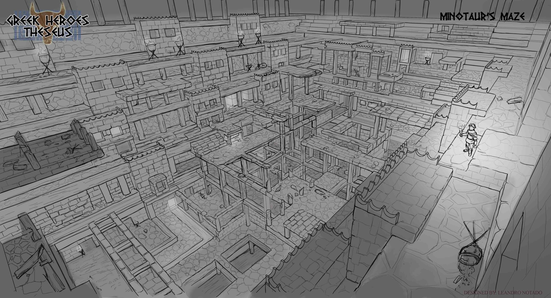 ArtStation Minotaur's Maze