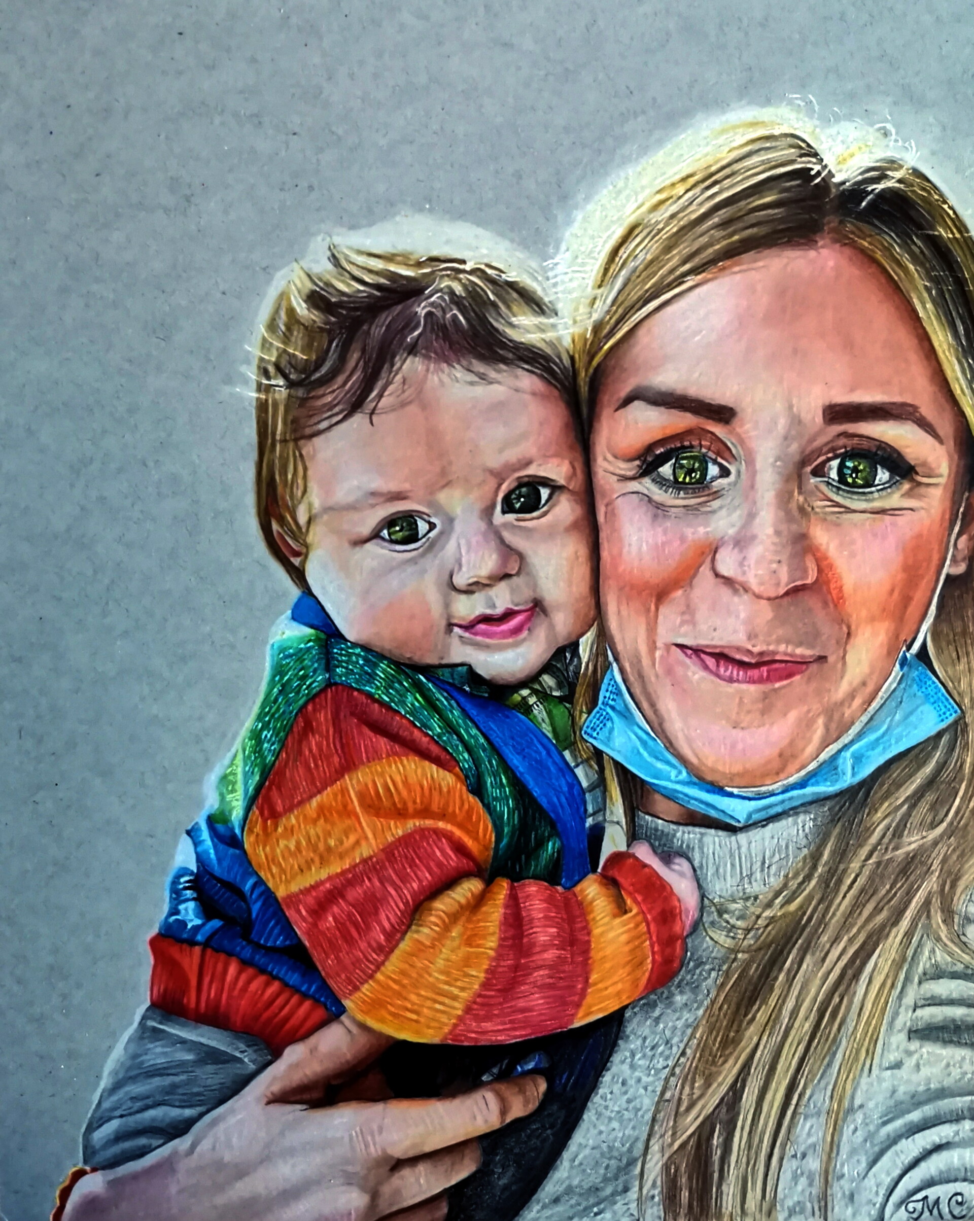 ArtStation - 2020 family selfie