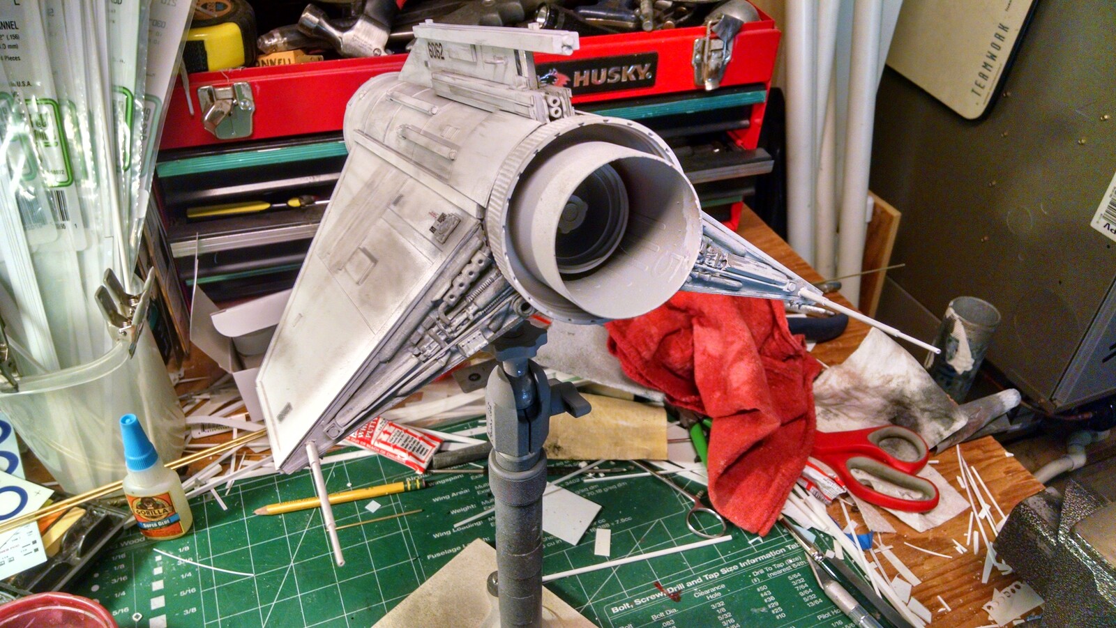 Stern details after completion.