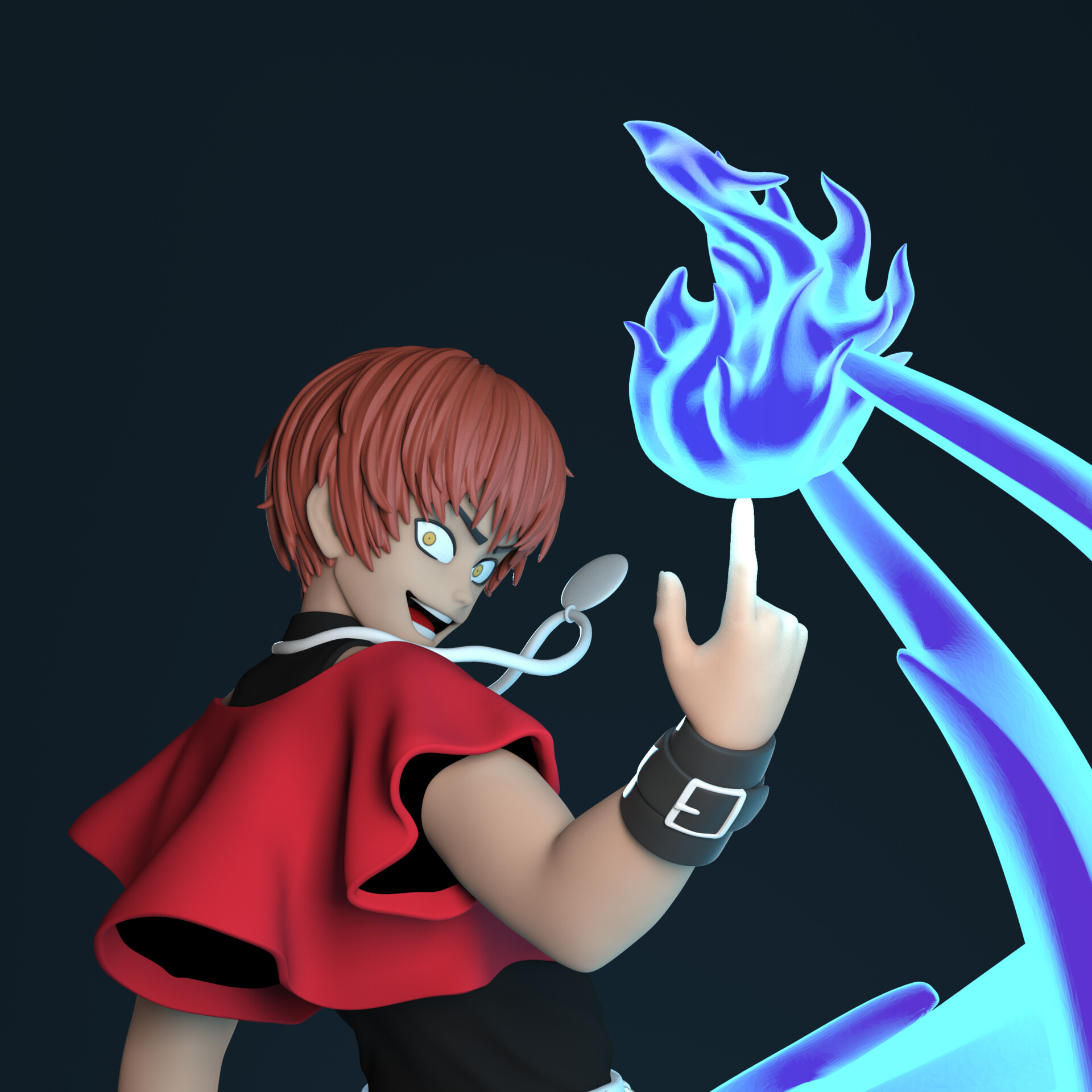Artstation Orochi Chris The King Of Fighters Adriano Marques Jaganshi
