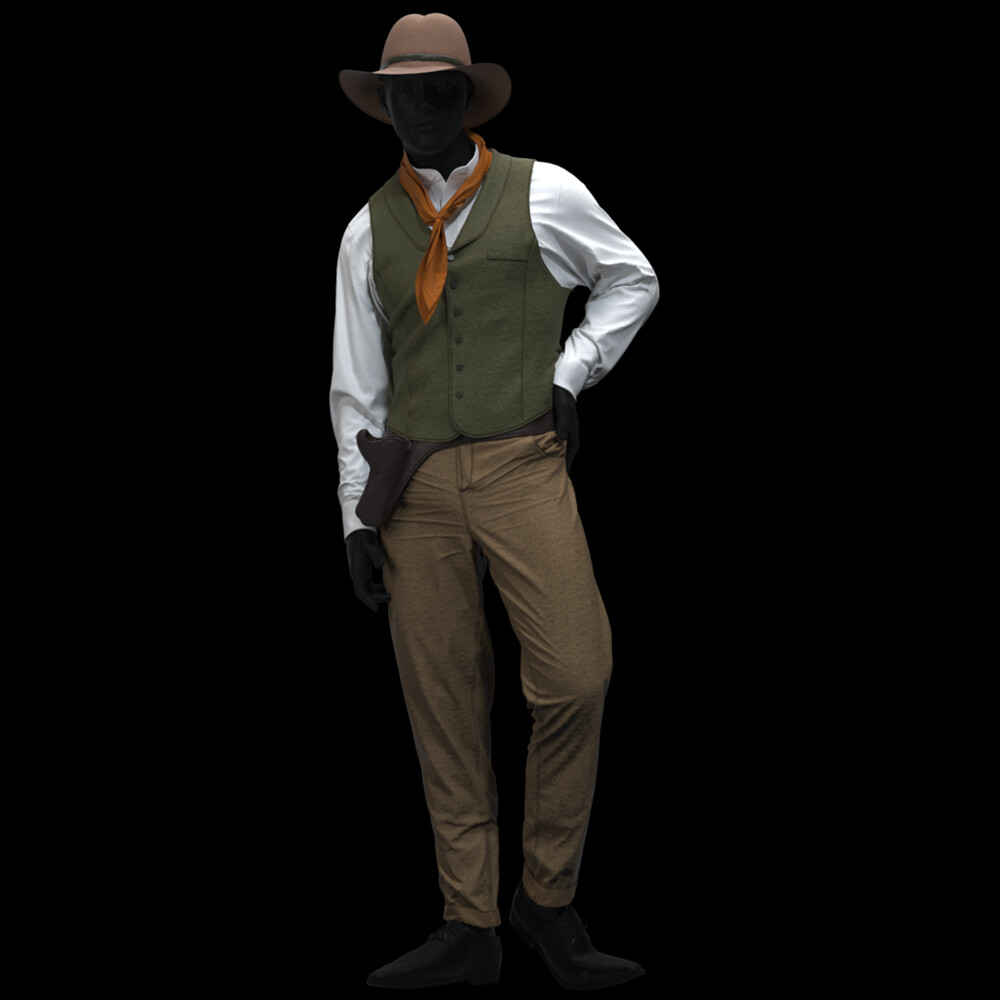 Cowboy cheap outfit mens