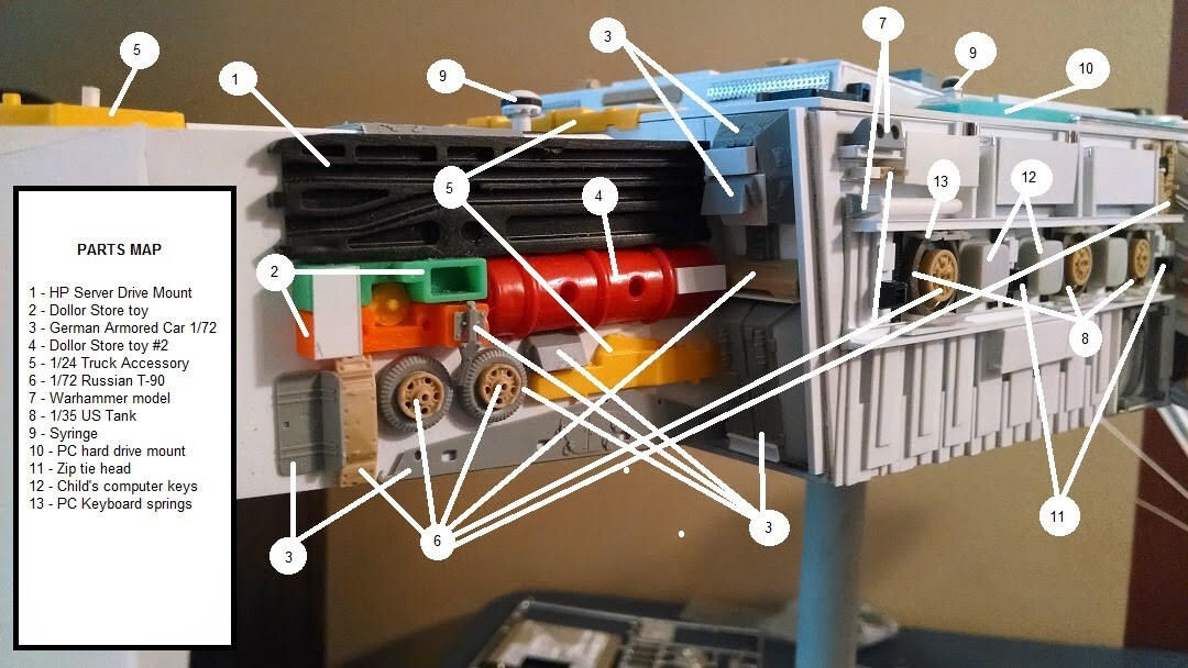 Parts Map. 