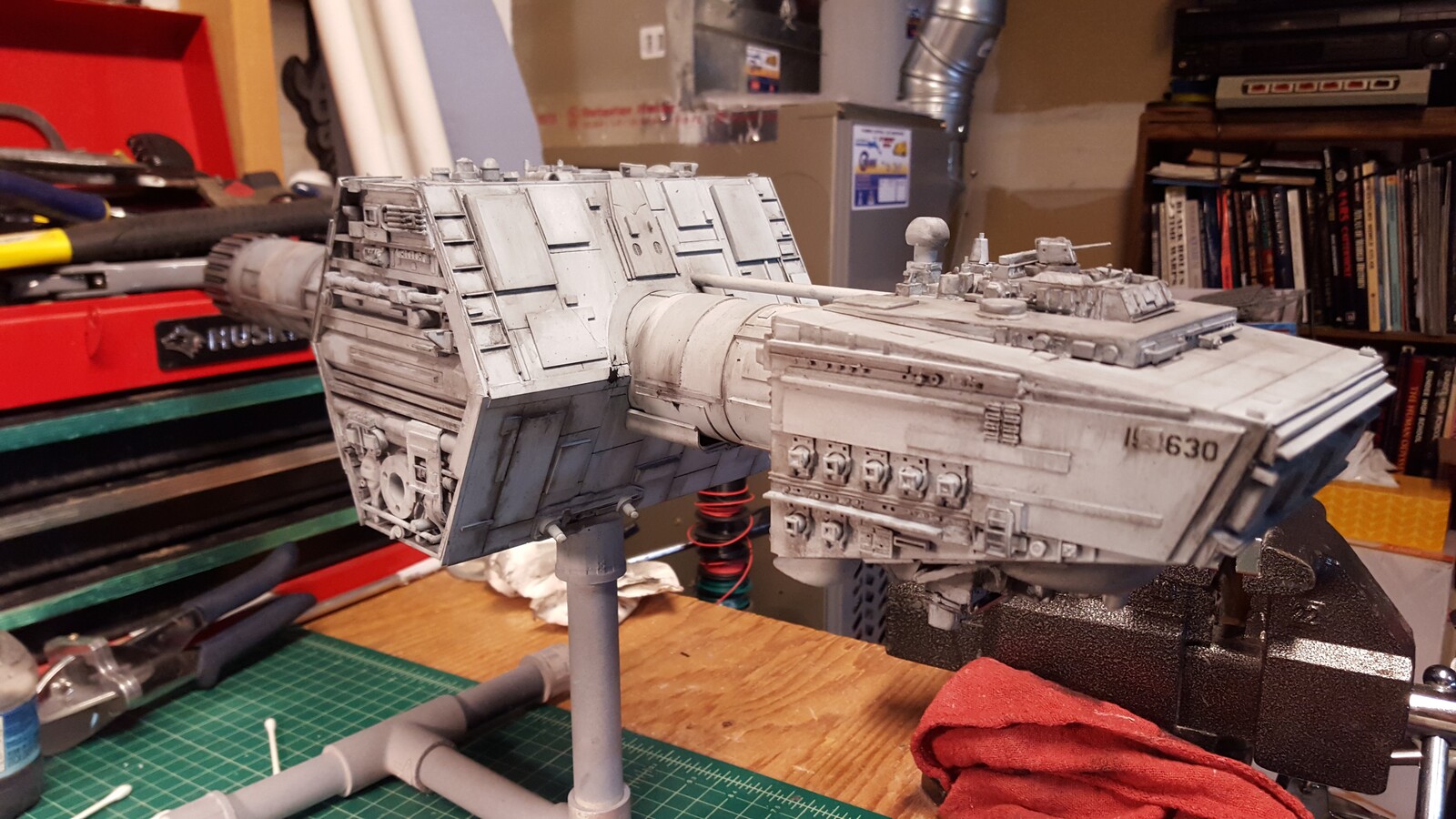 Finished model with weathering added.