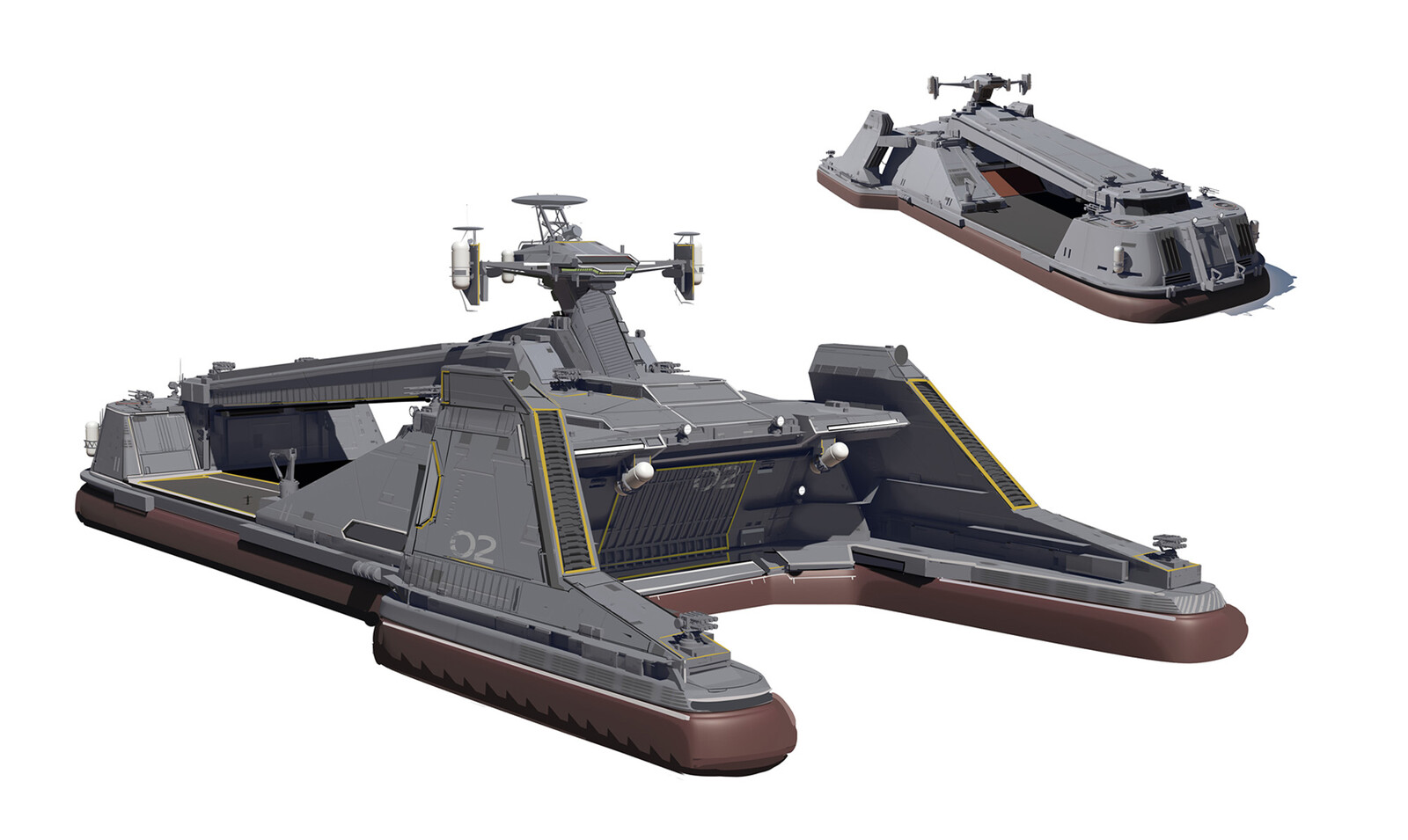 Hover carrier rough design