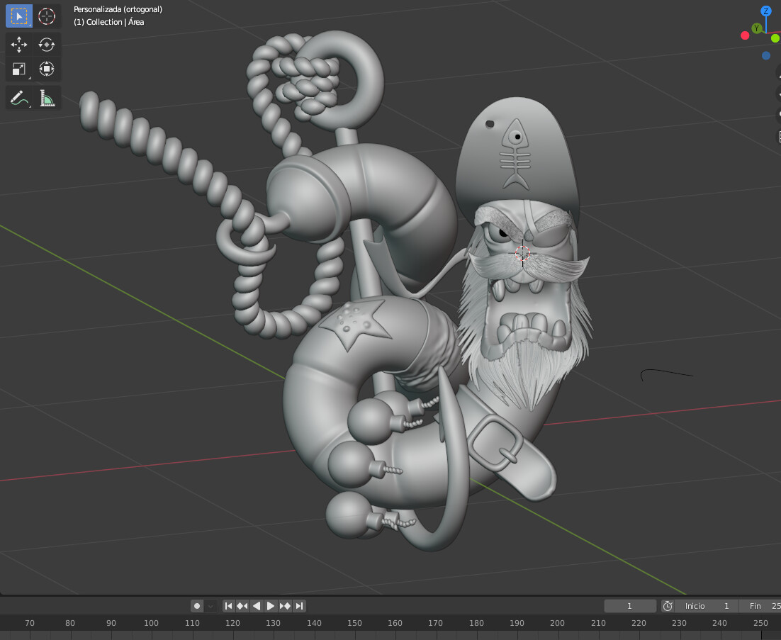 Vista desde Blender.