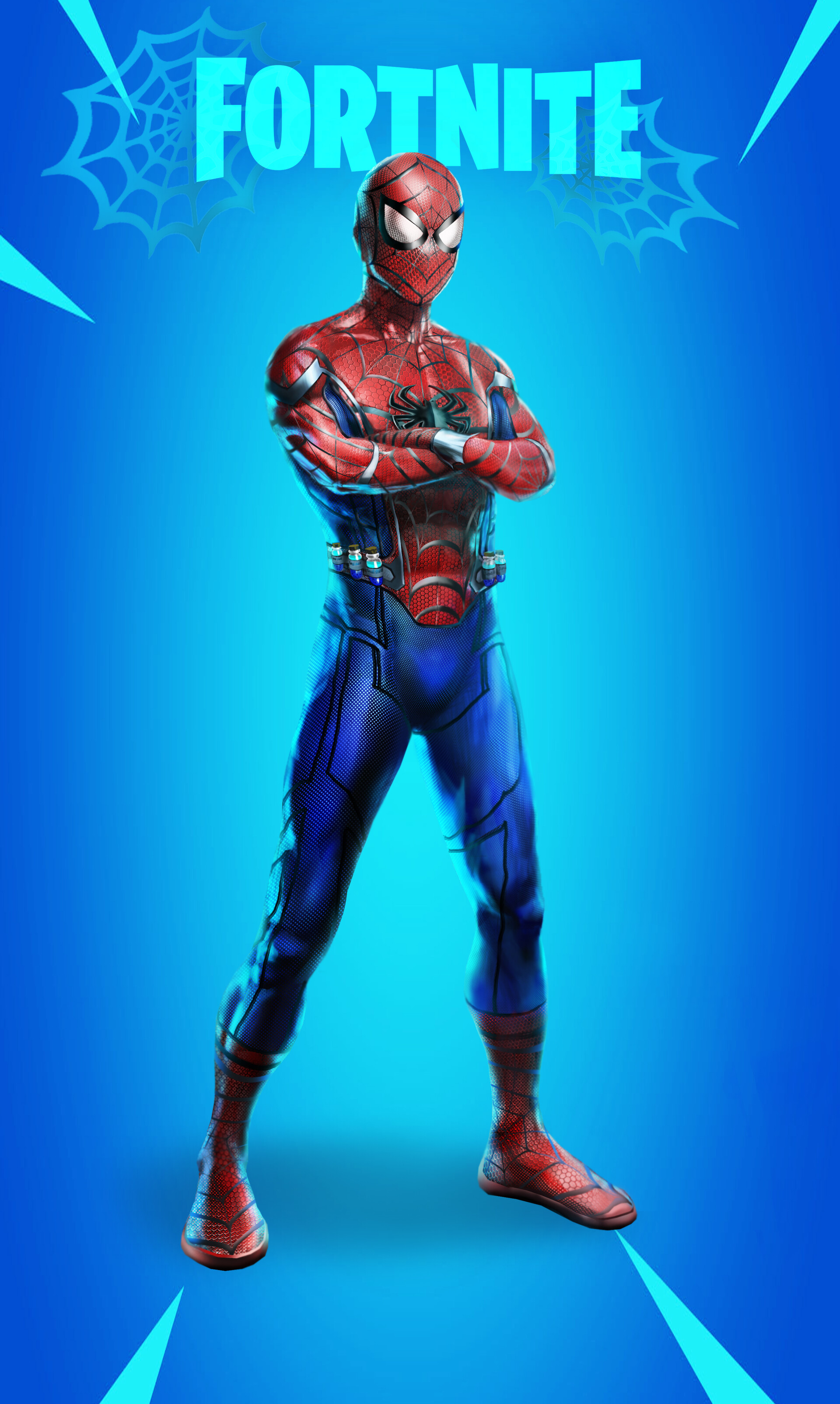 ArtStation Spider man from Fortnite fan art.