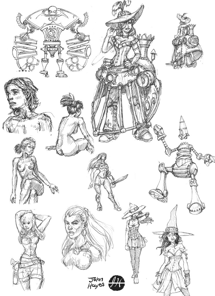 Various sketchbook ideas