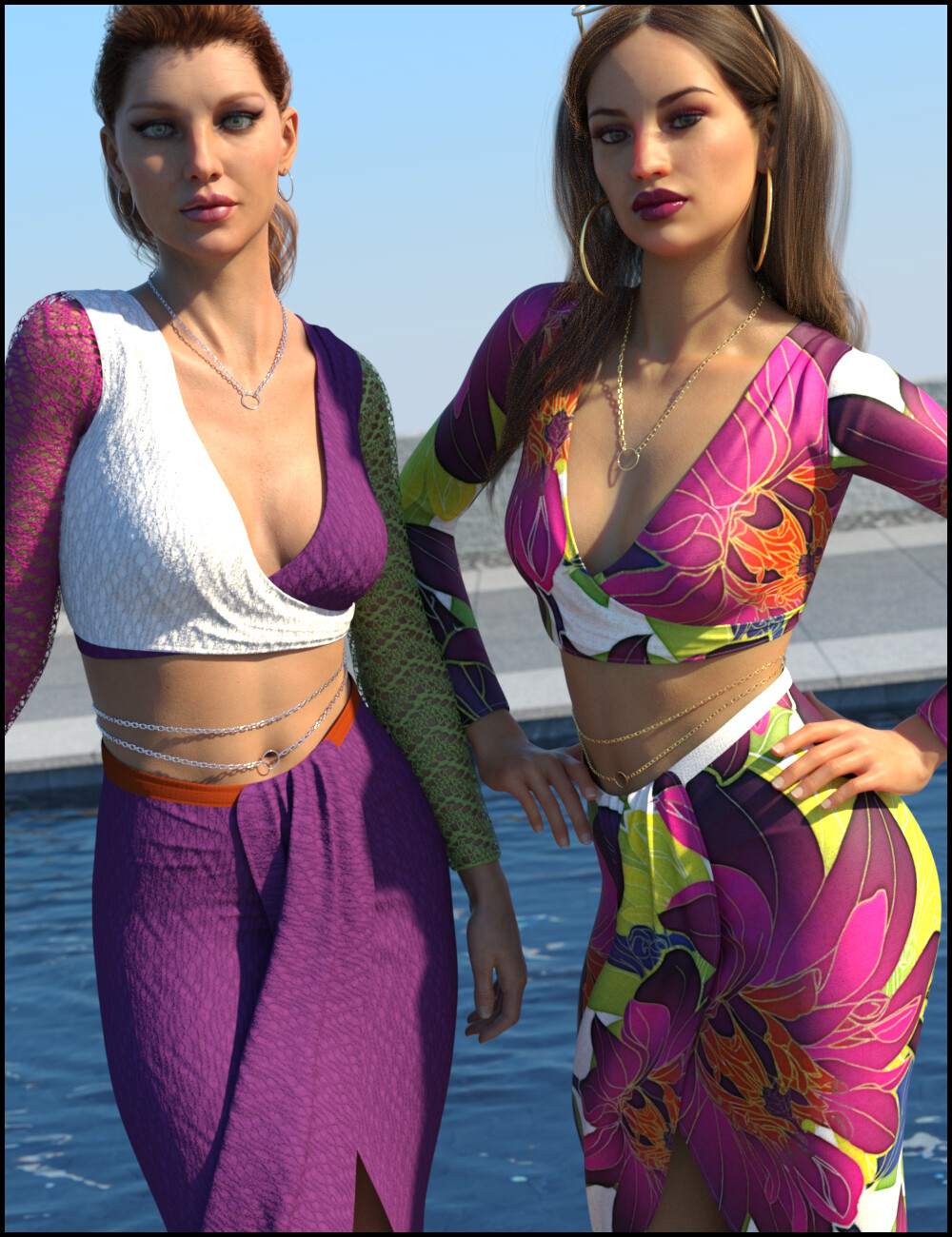 ArtStation - On Fleek Outfit with dForce for Genesis 8 Females