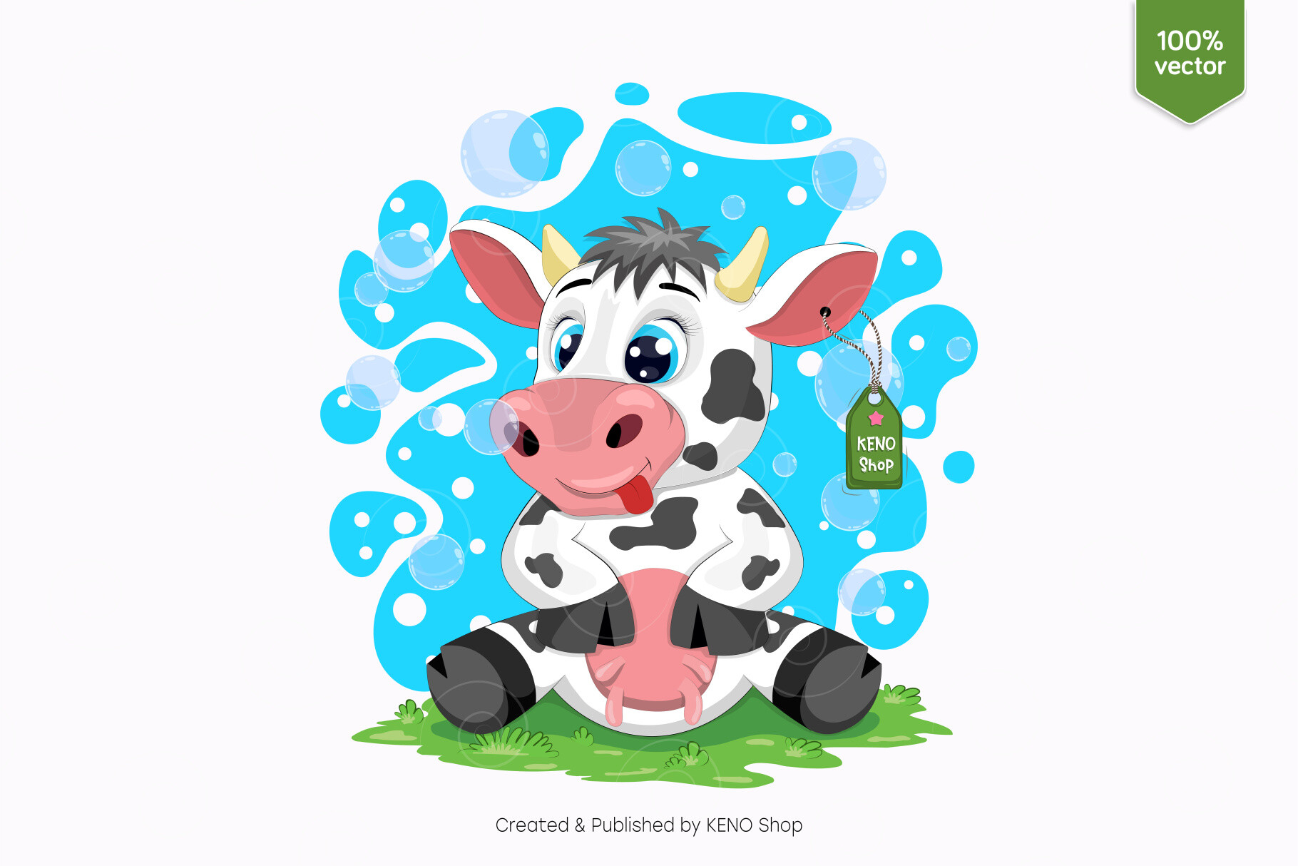 Artstation Cute Cartoon Cow Andrey Keno