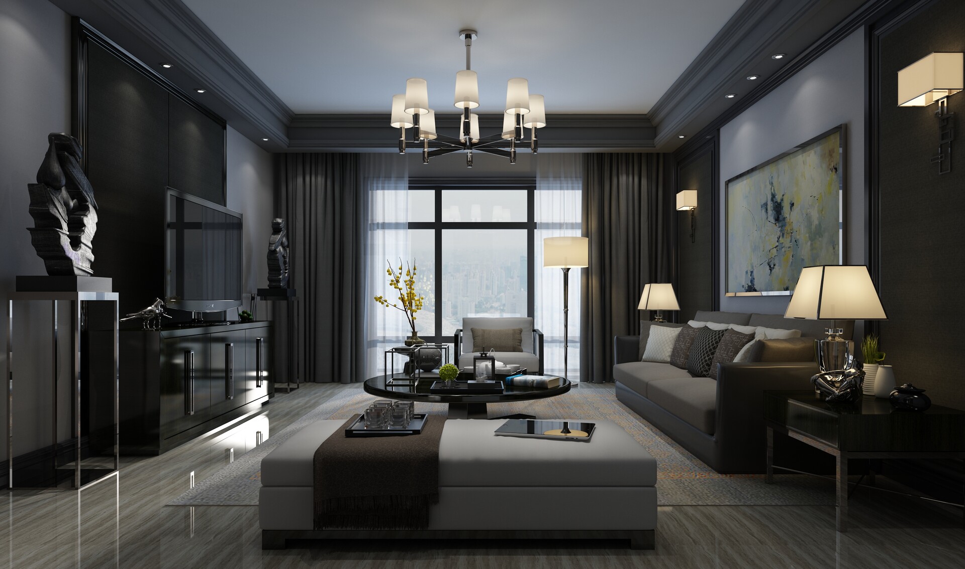 ArtStation - Living Room Interior Design