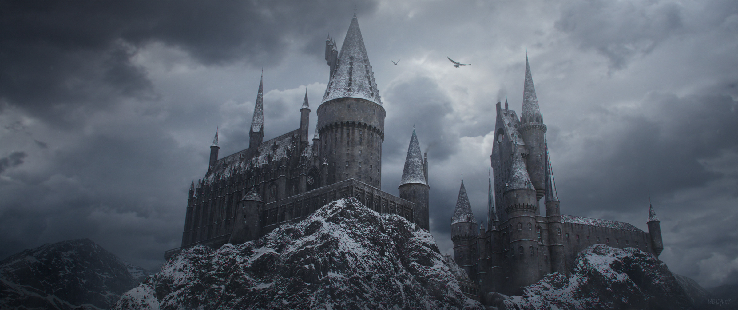 Hogwarts in the Snow (Saby Menyhei)