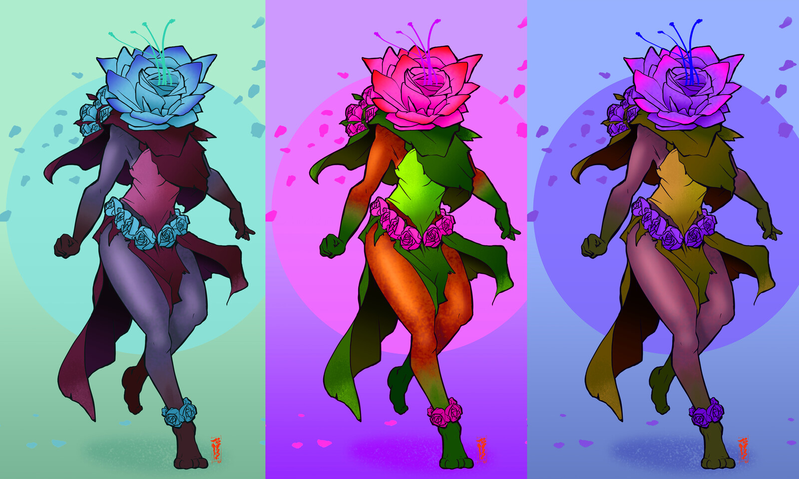alternate colours