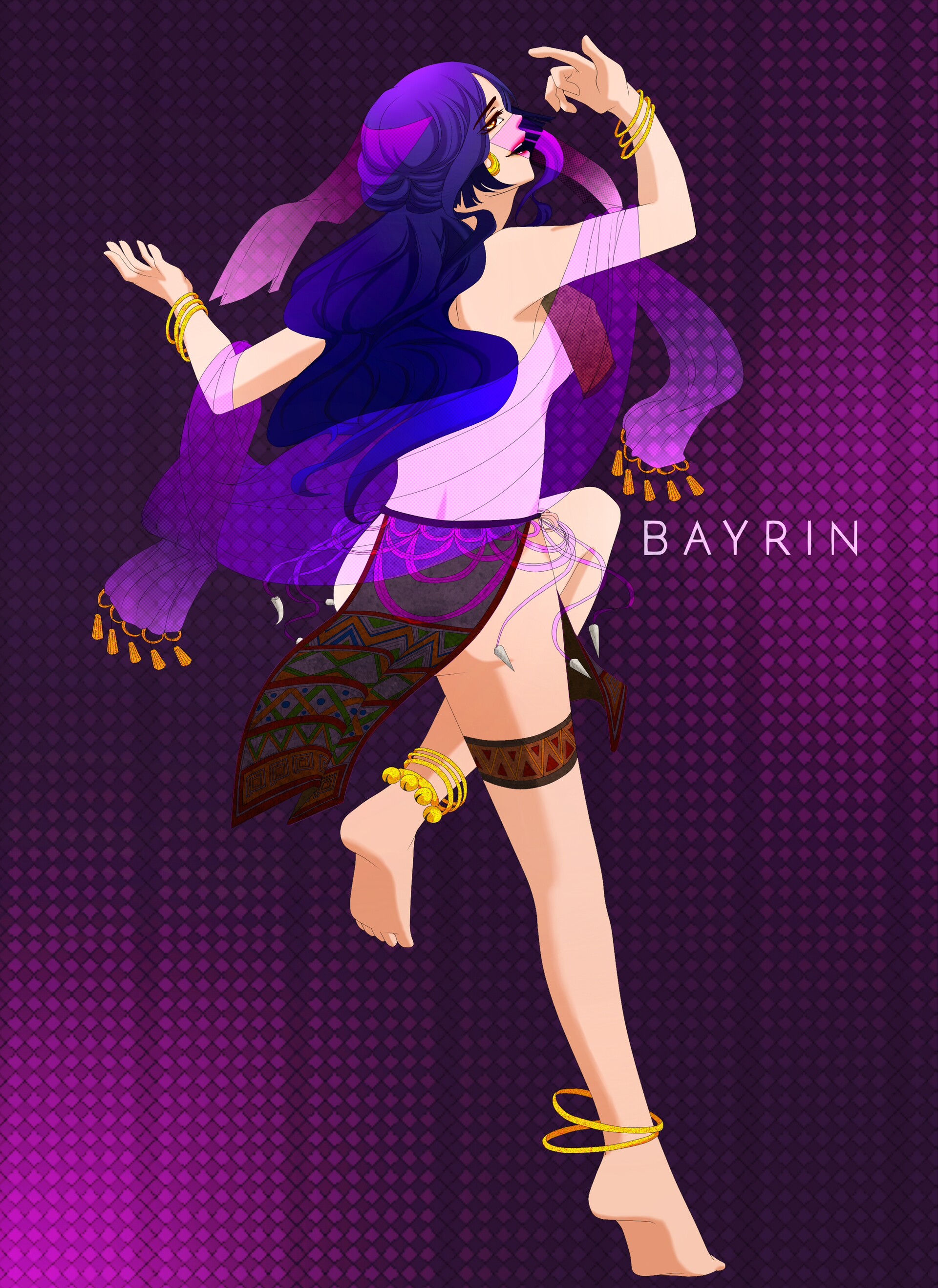 Artstation Anime Girls Oc Indiana Dancer Bayrin Studio Girls anime dancer 184225 gifs. artstation anime girls oc indiana
