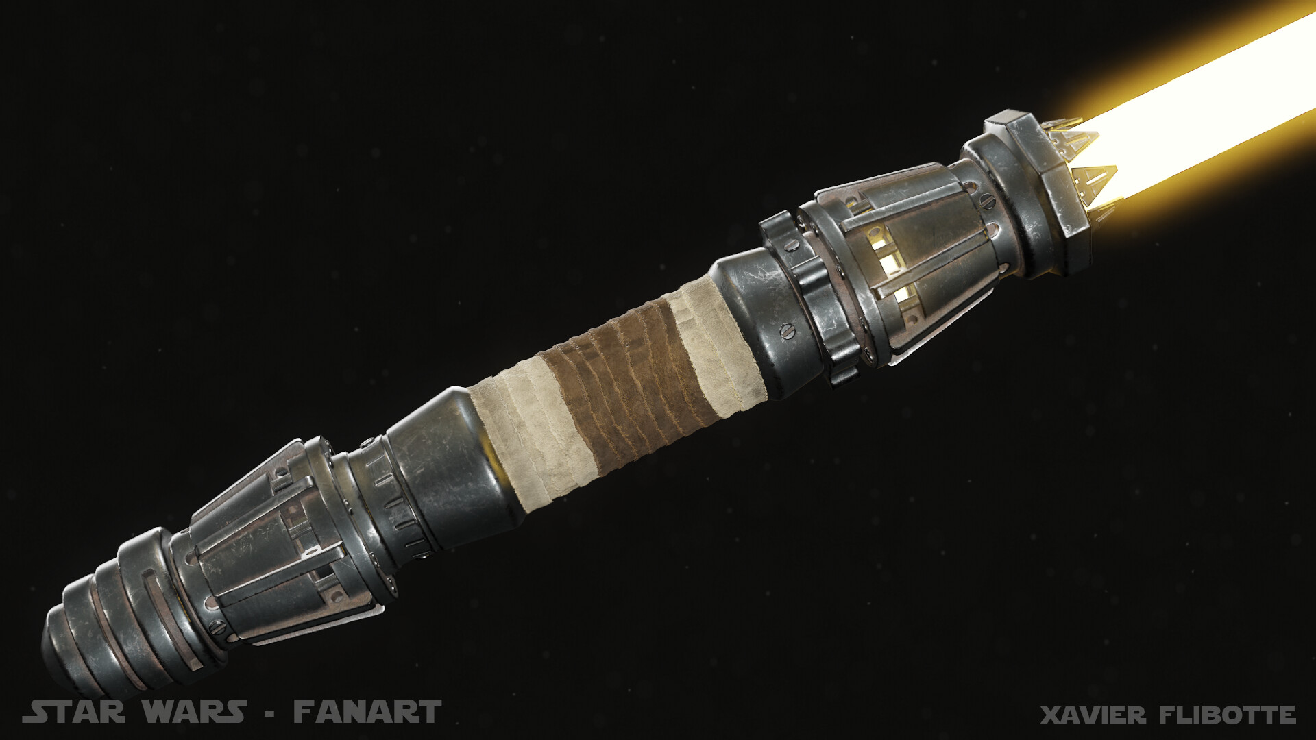 ArtStation - Rey Skywalker's lightsaber