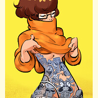 Artstation Velma Cartoon Network Tattoo Josh Martinez