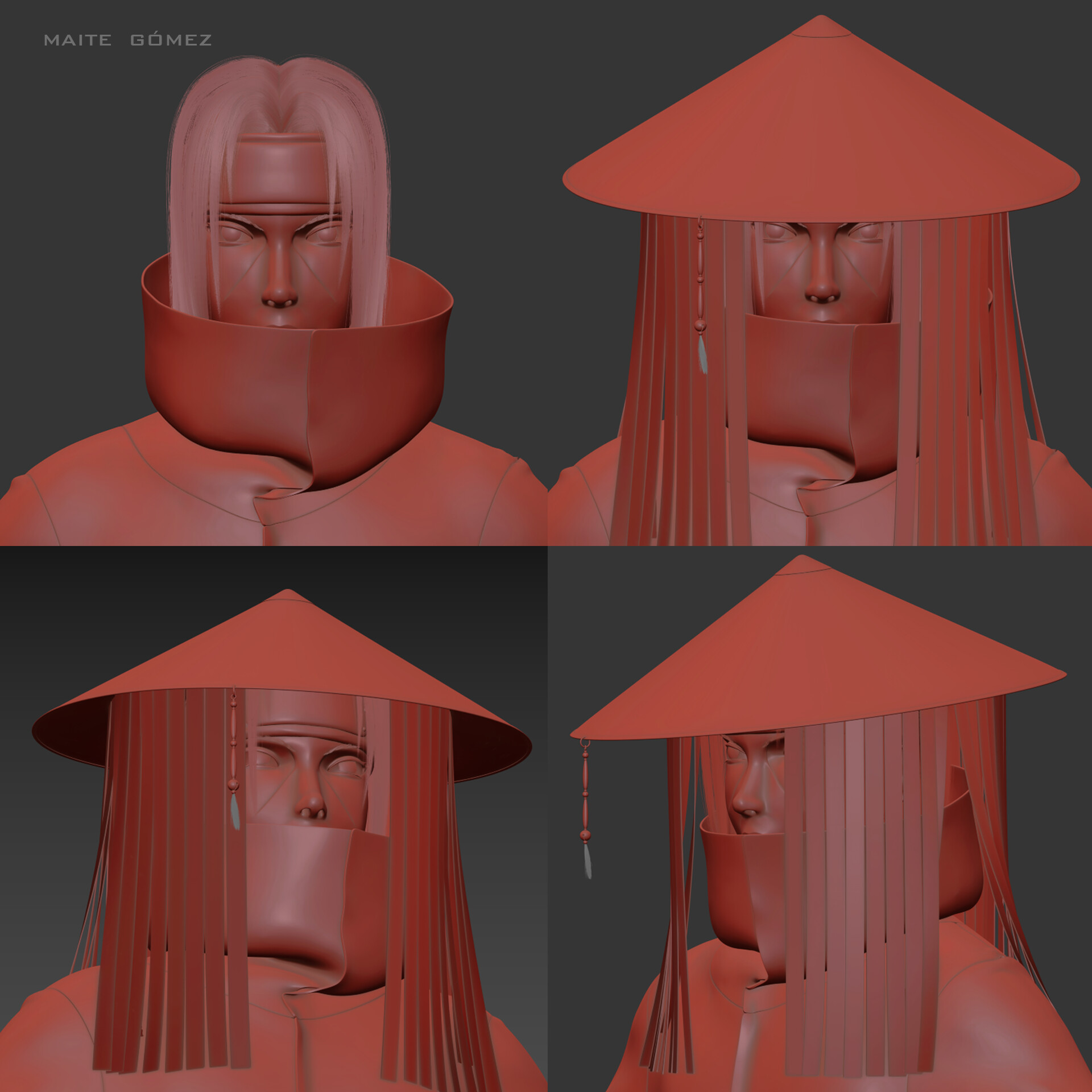 4k Wallpaper Itachi Uchiha Straw Hat ArtStation Itachi Uchiha