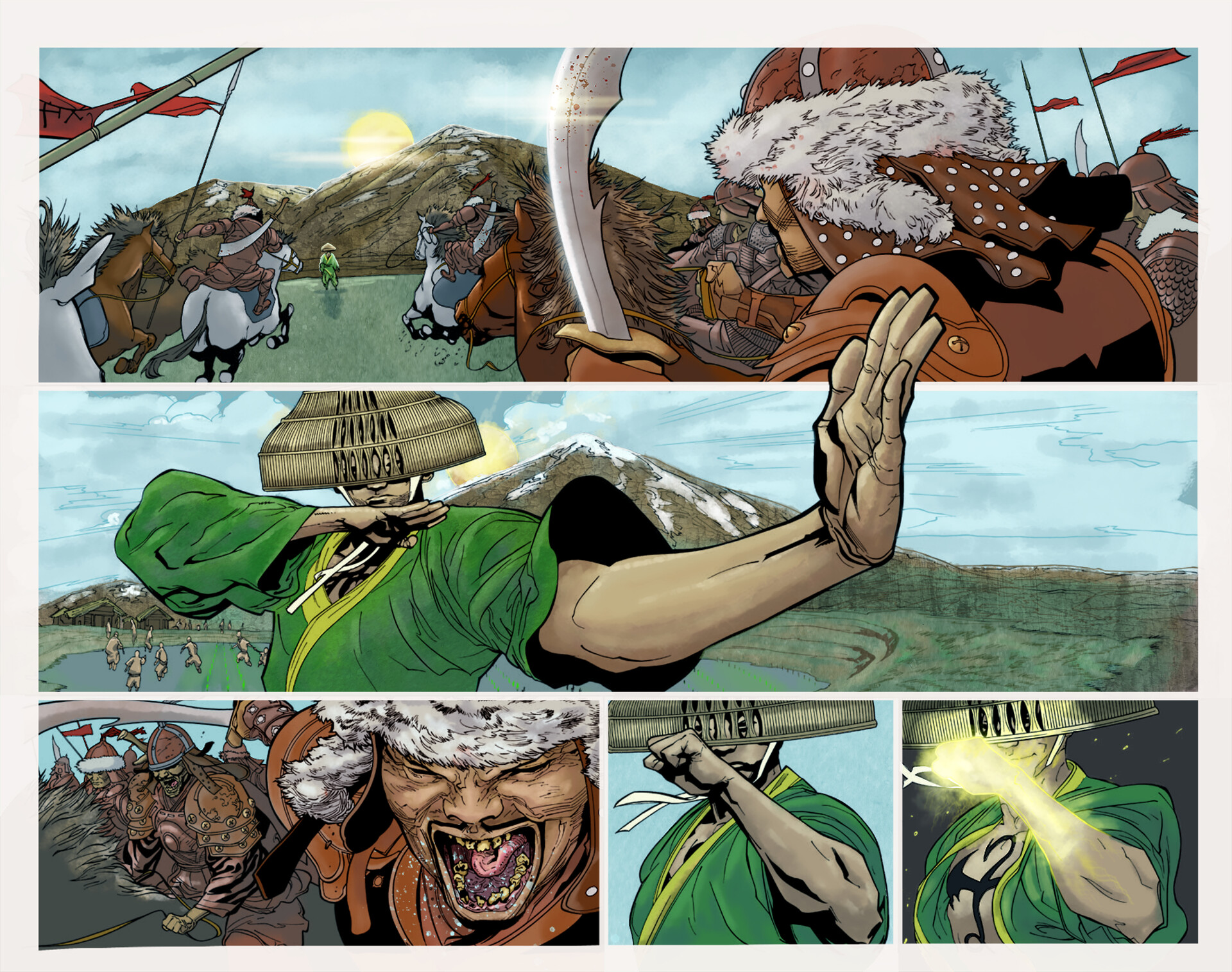 ArtStation Iron Fist Double page