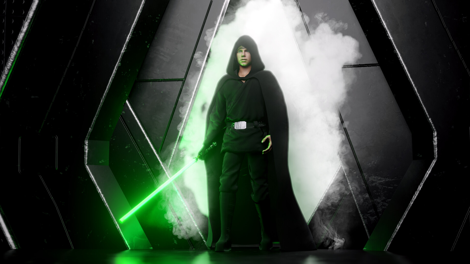 Luke skywalker 2025 mandalorian wallpaper