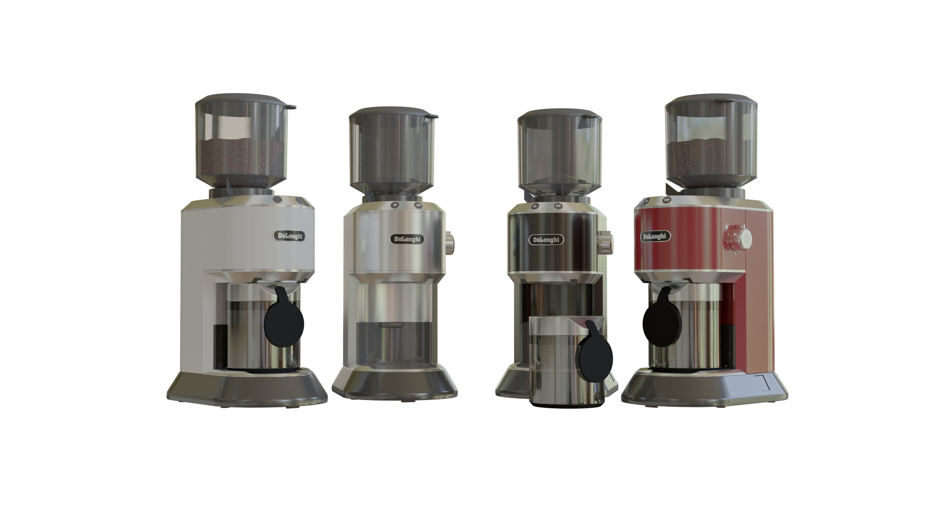 Leonardo COFFEE GRINDER DeLonghi KG521M 4 COLORS 3D model