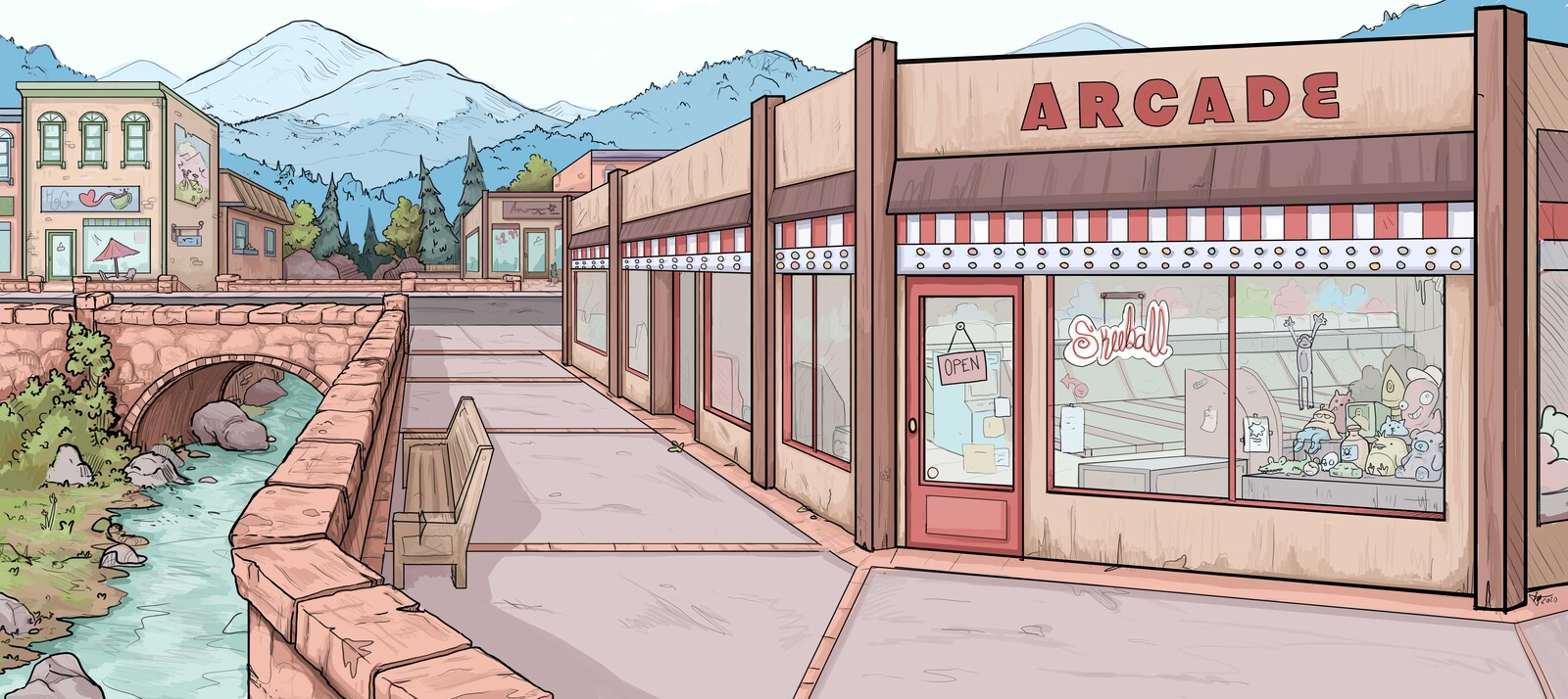 Logan Bartlett Arcade Exterior