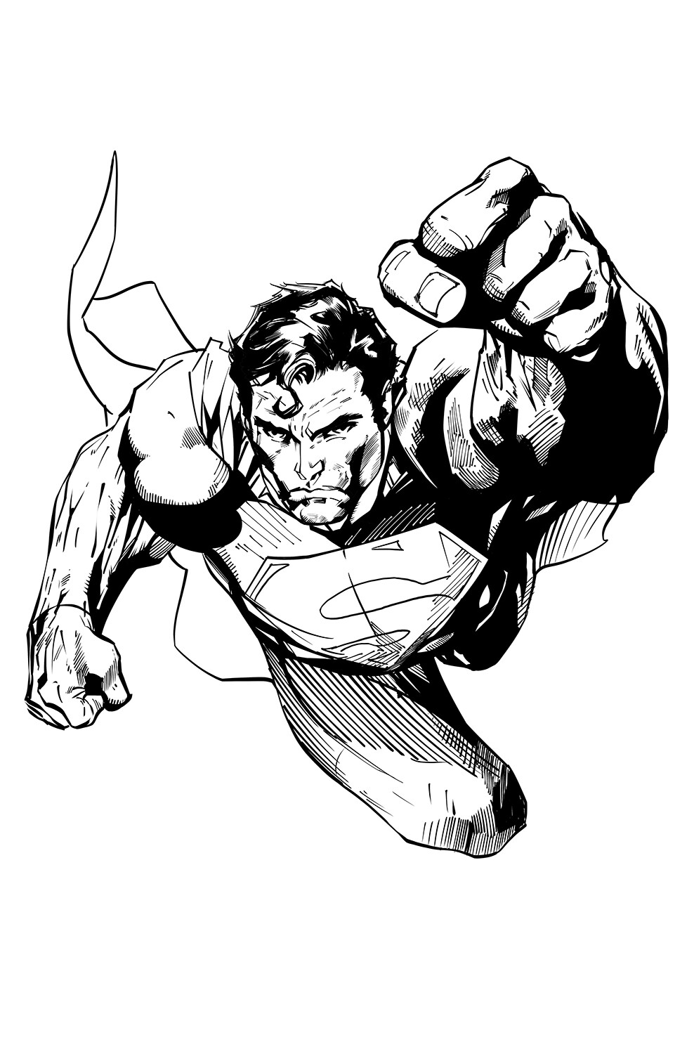 Superman Unchained #2 art by Jim Lee. | Jim lee art, Superman art, Batman  comic art