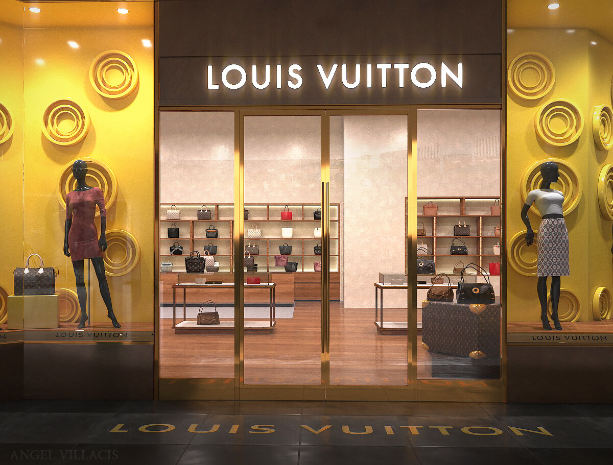 LOUIS VUITTON  Shop front design, Louis vuitton shop, Shop window design