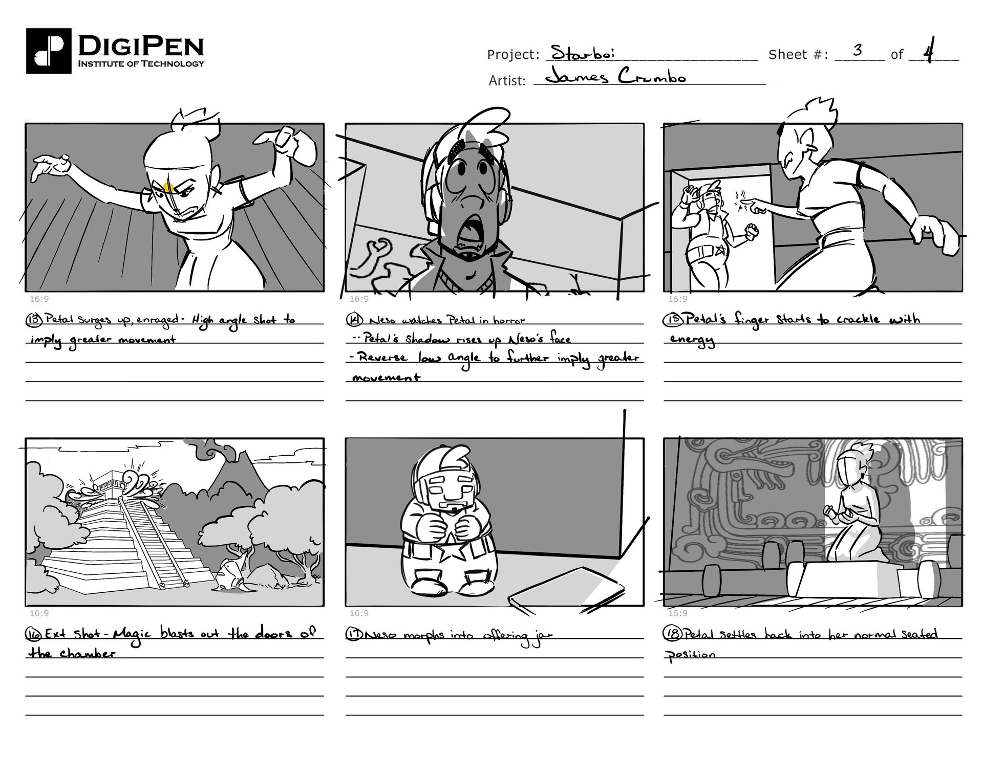 James Crumbo Starboi Animatic Storyboards james-crumbo-starboi-animatic-storyboards