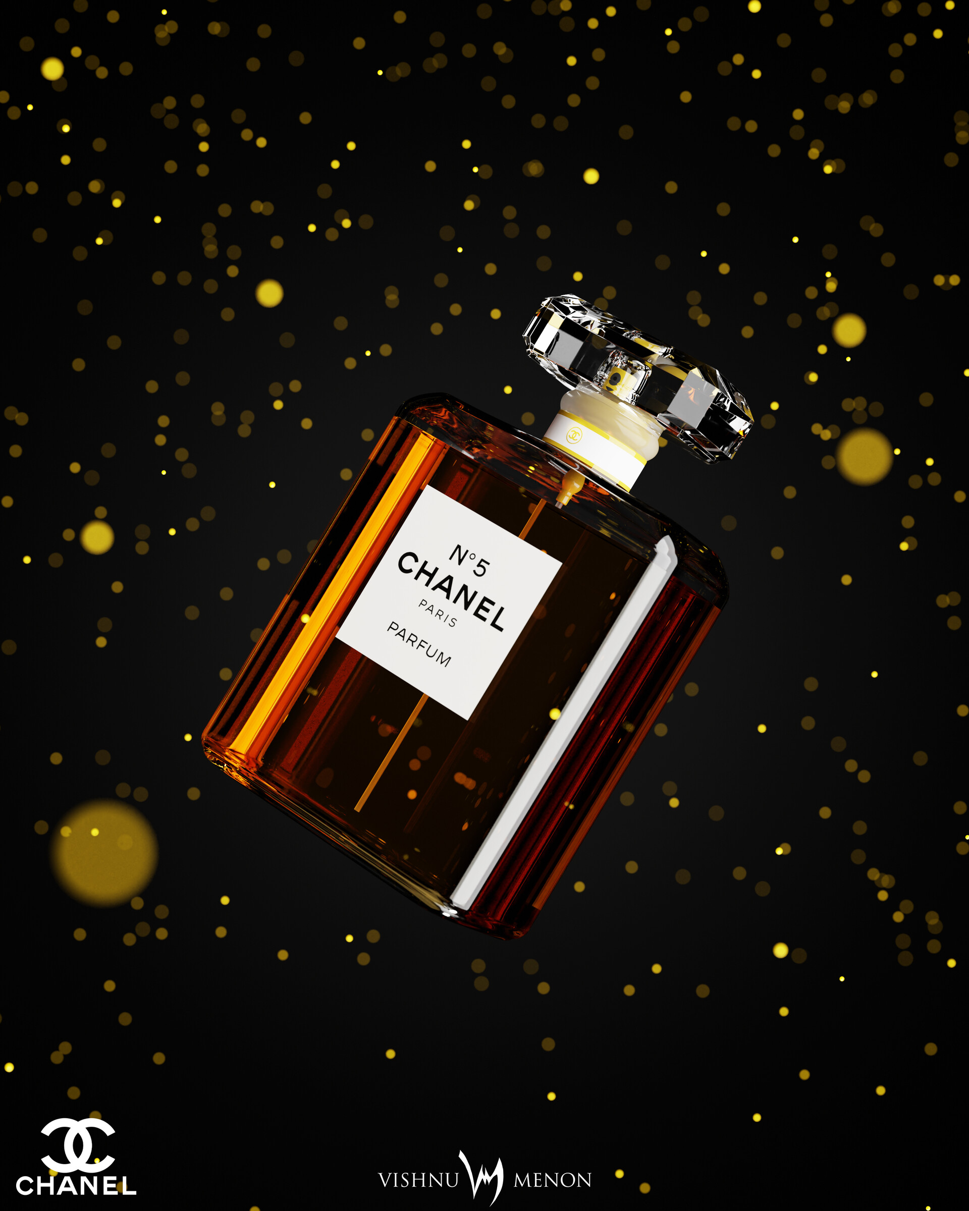 ArtStation - Chanel Perfume product rendering