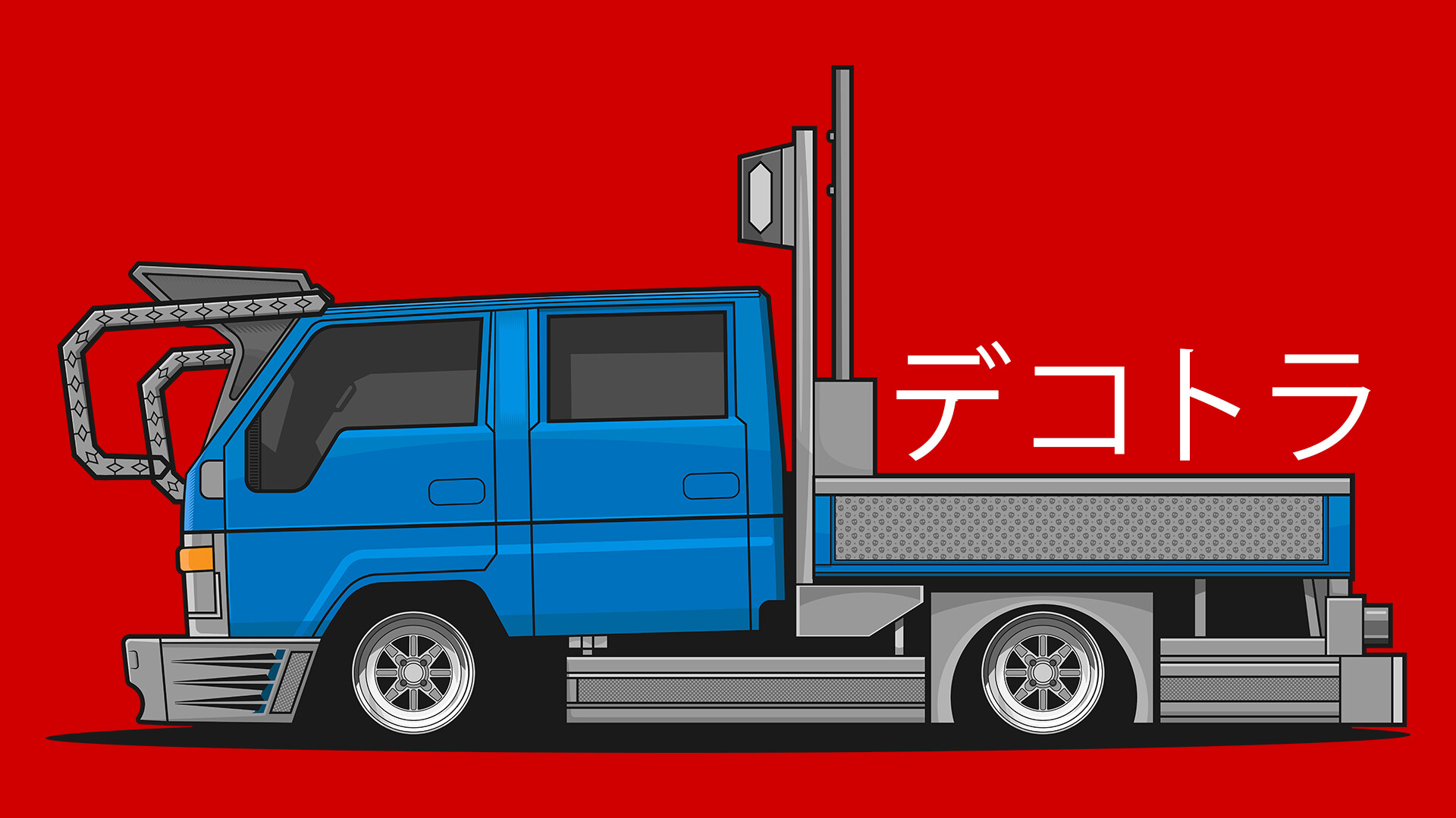 Artstation Dekotora Japan Truck